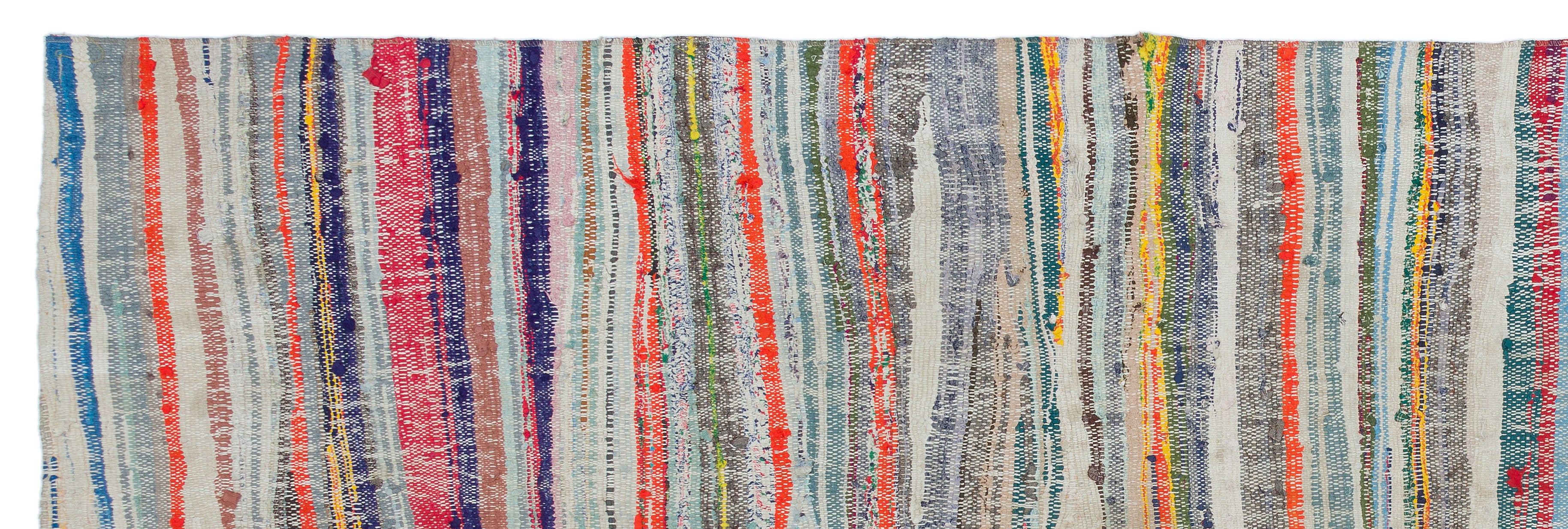 Chaput Over Dyed Kilim Rug 3'7'' x 10'11'' ft 108 x 333 cm