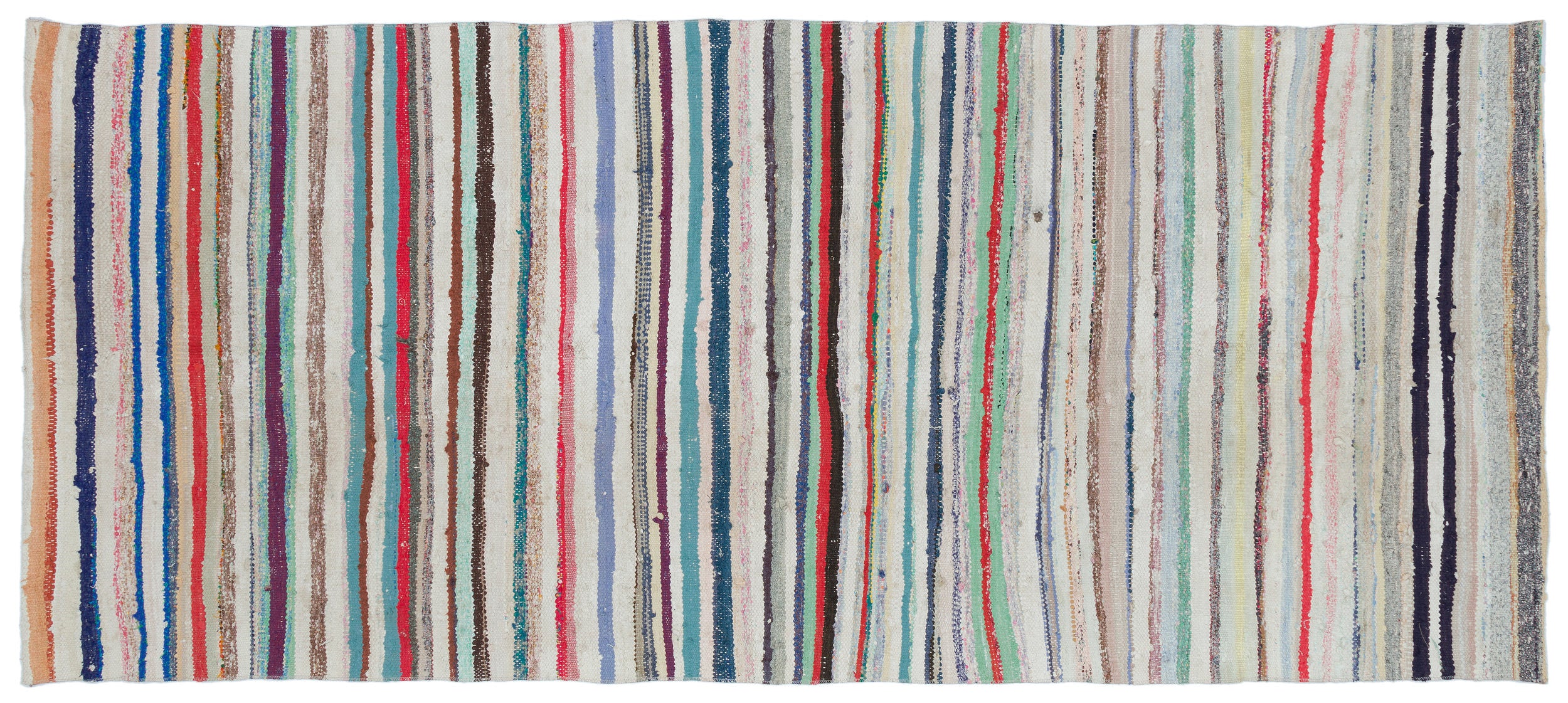 Chaput Over Dyed Kilim Rug 3'11'' x 9'3'' ft 120 x 281 cm