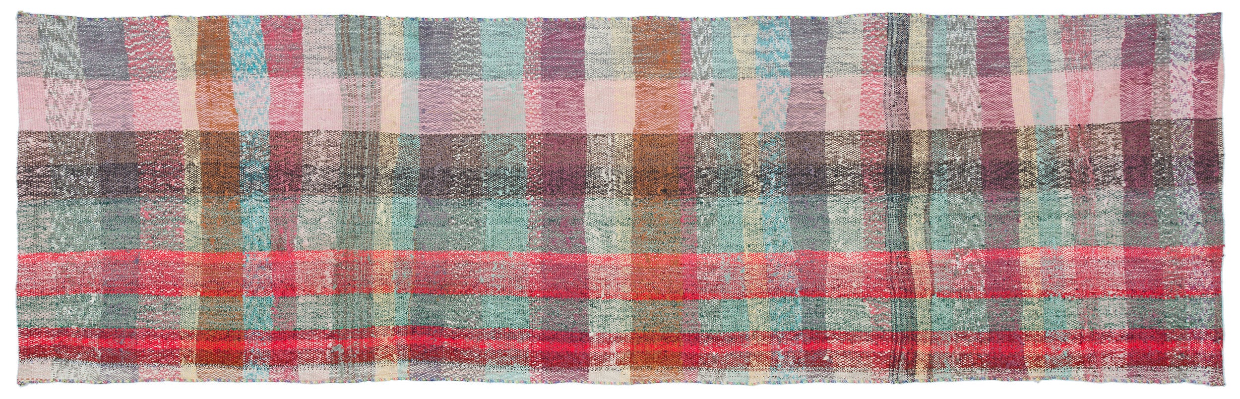 Chaput Over Dyed Kilim Rug 2'10'' x 9'4'' ft 86 x 285 cm