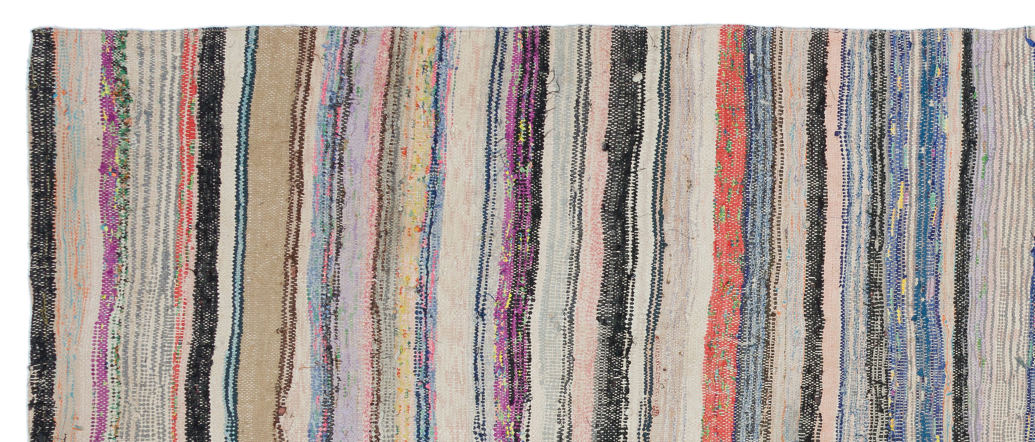 Chaput Over Dyed Kilim Rug 4'4'' x 10'6'' ft 132 x 321 cm