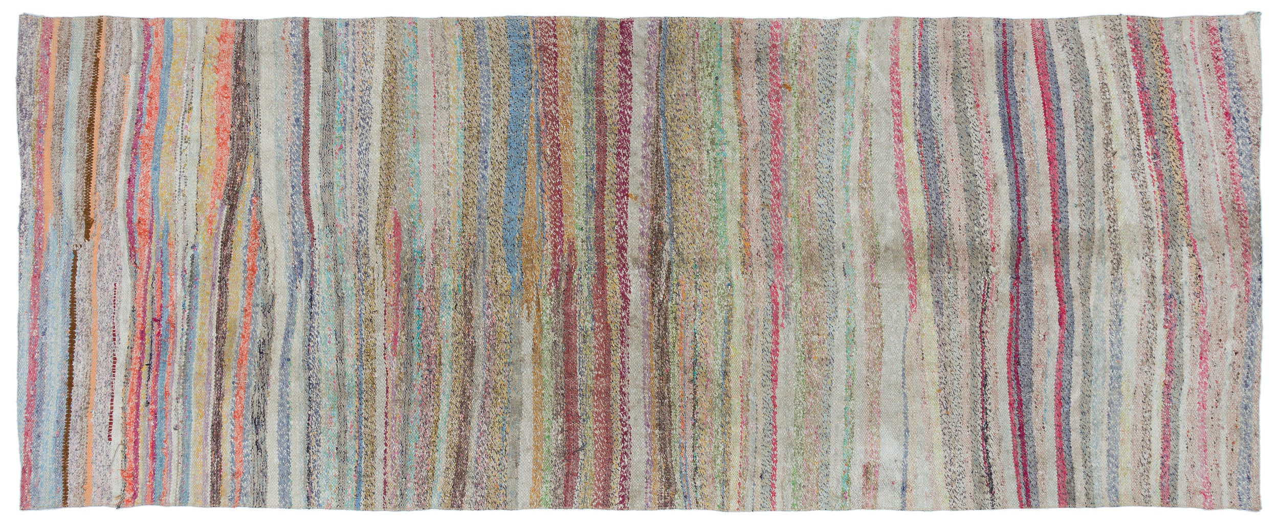 Chaput Over Dyed Kilim Rug 3'10'' x 9'7'' ft 118 x 292 cm