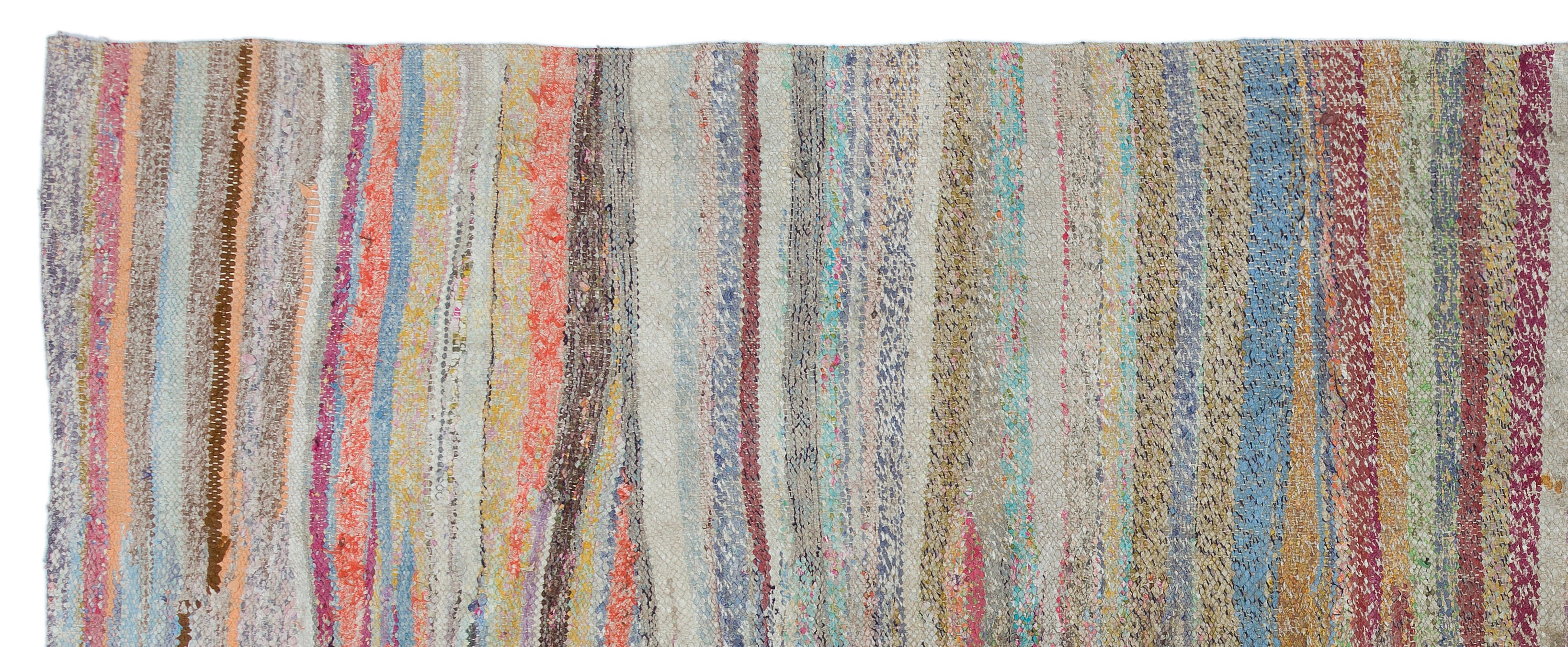 Chaput Over Dyed Kilim Rug 3'10'' x 9'7'' ft 118 x 292 cm