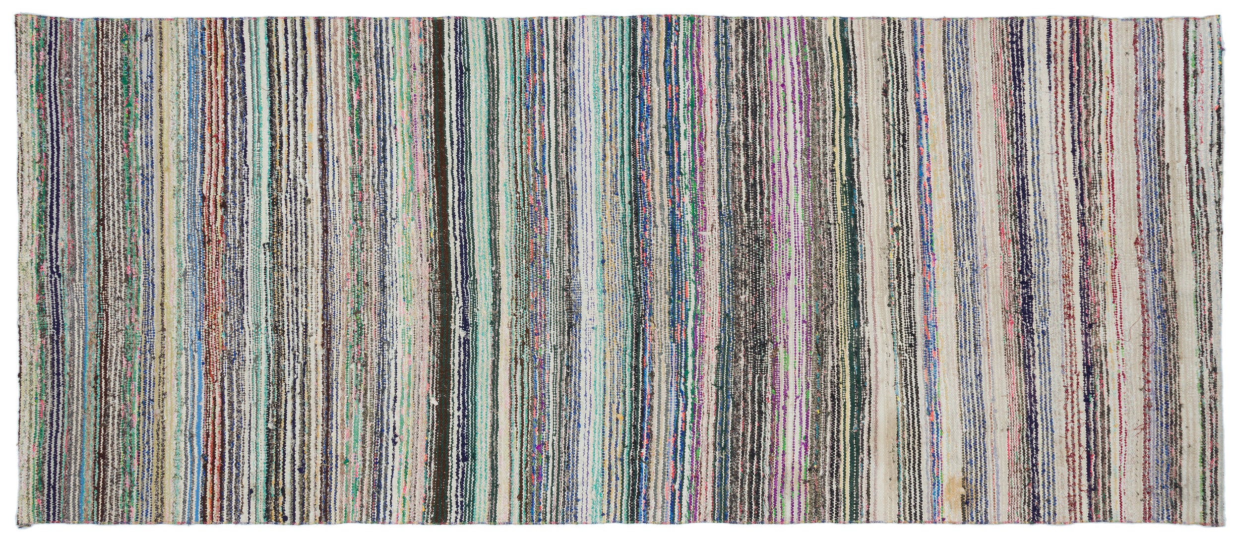 Chaput Over Dyed Kilim Rug 4'4'' x 10'3'' ft 132 x 312 cm