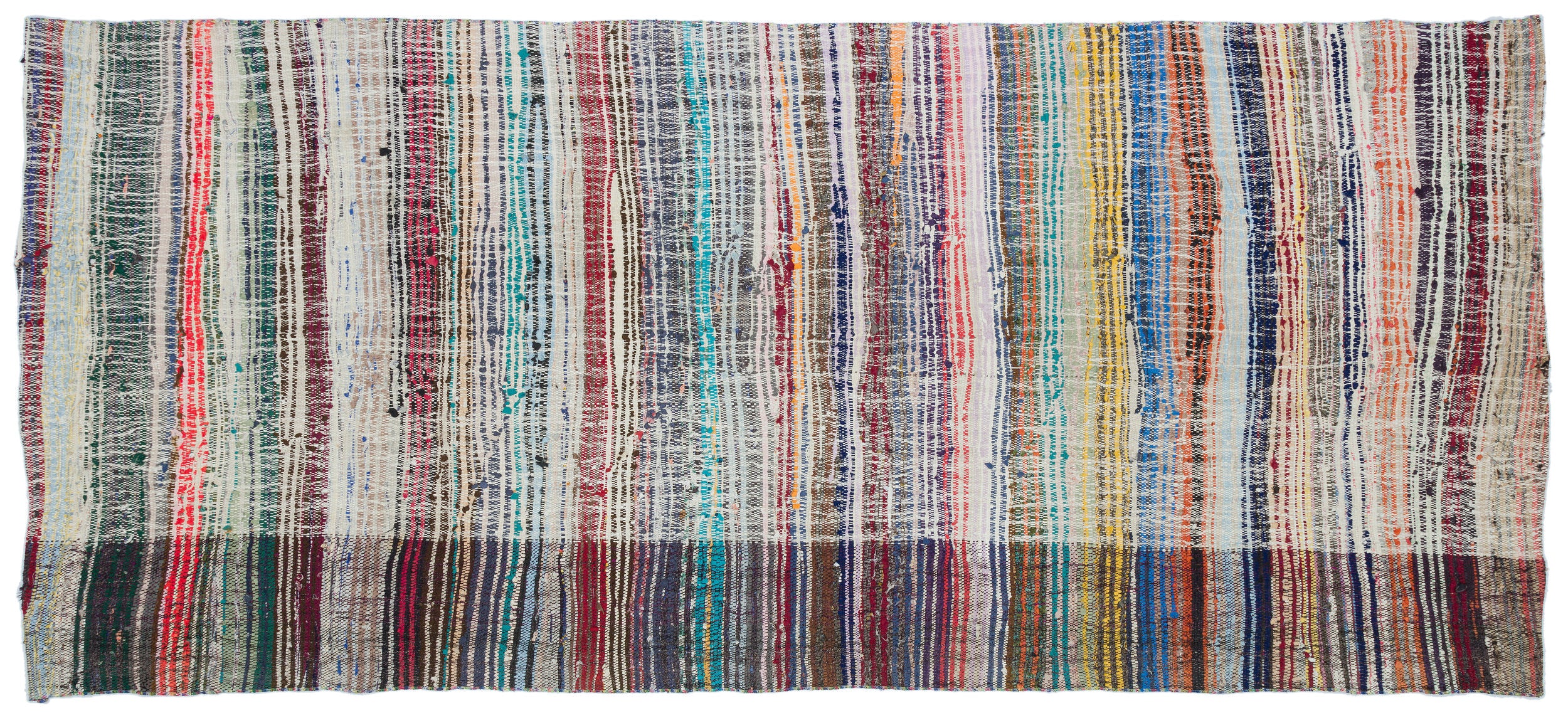 Chaput Over Dyed Kilim Rug 4'10'' x 10'10'' ft 147 x 330 cm