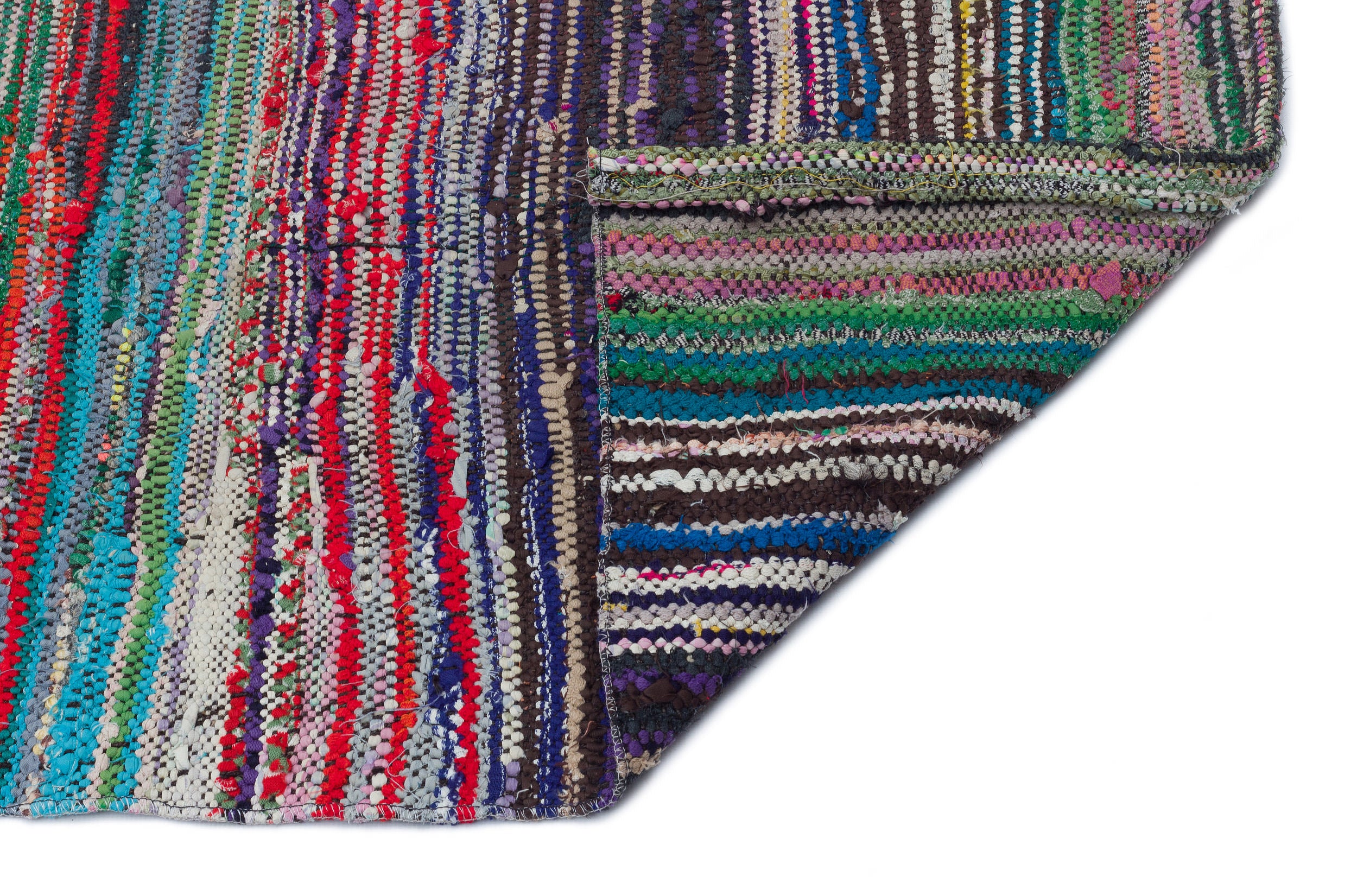 Chaput Over Dyed Kilim Rug 3'8'' x 12'0'' ft 112 x 367 cm