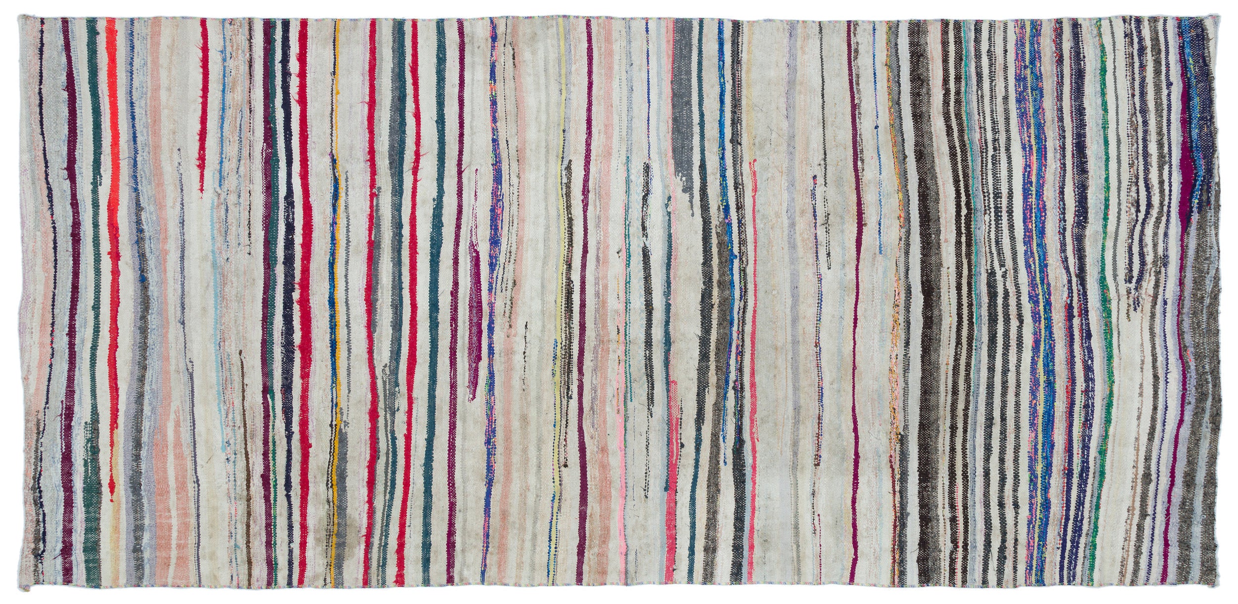 Chaput Over Dyed Kilim Rug 5'2'' x 10'4'' ft 158 x 314 cm