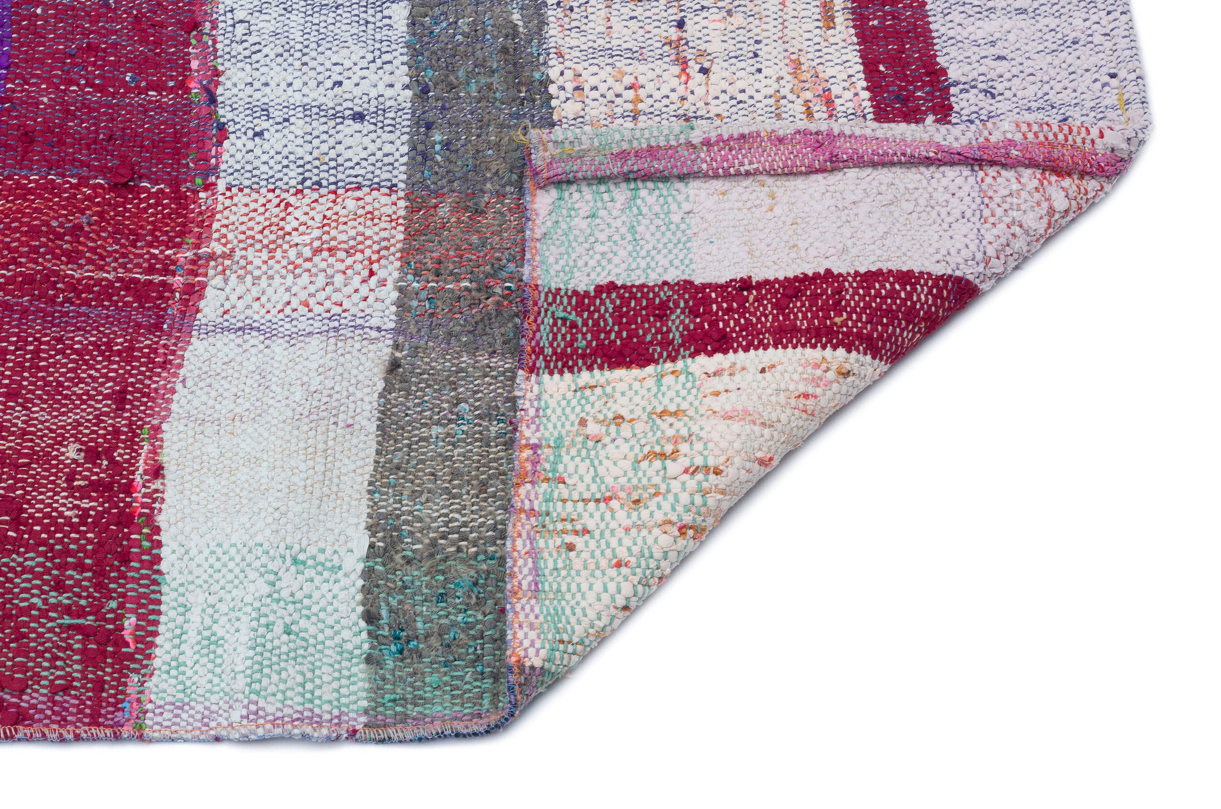 Chaput Over Dyed Kilim Rug 3'12'' x 7'5'' ft 121 x 226 cm