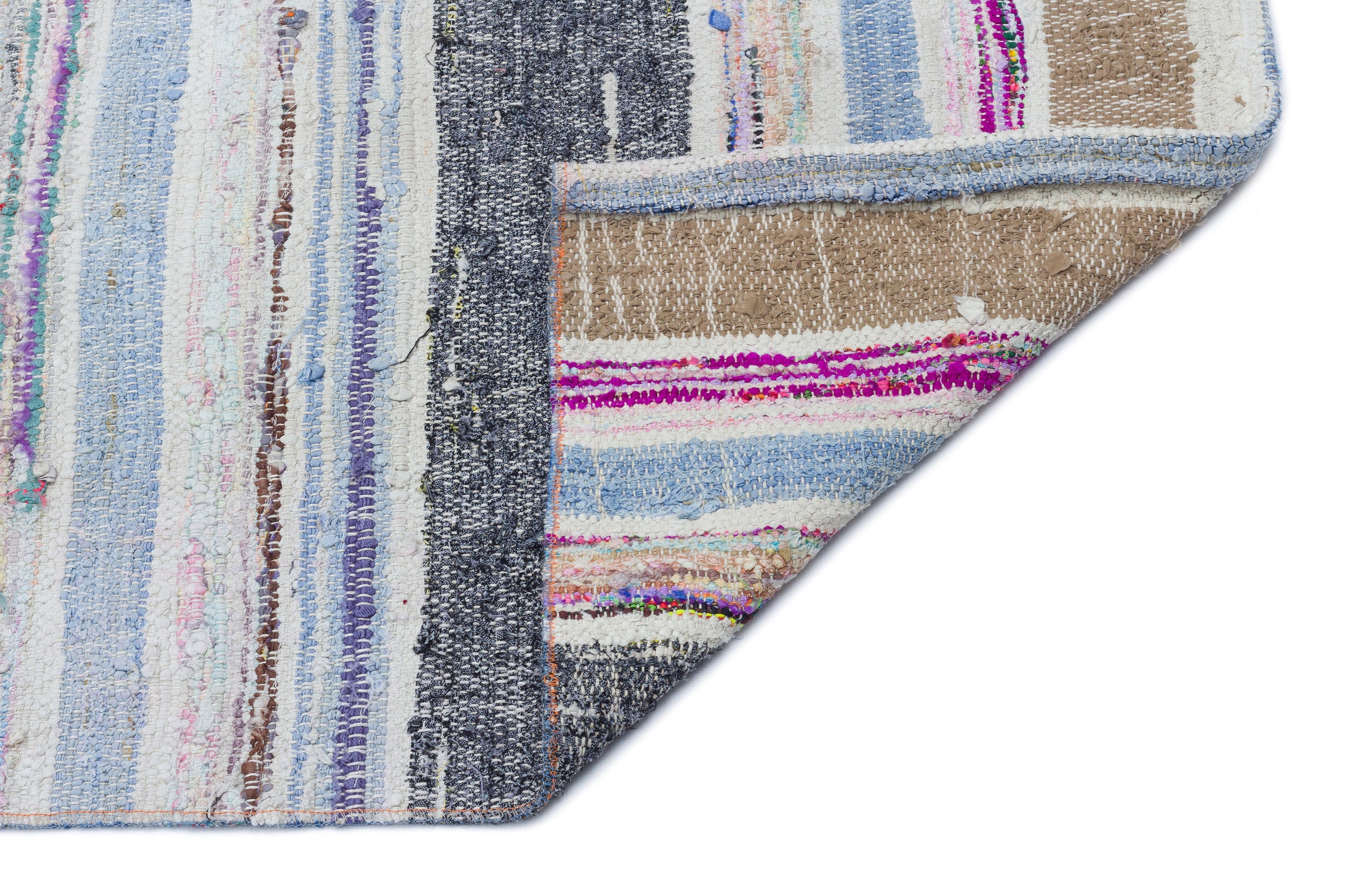 Chaput Over Dyed Kilim Rug 4'1'' x 11'2'' ft 124 x 340 cm