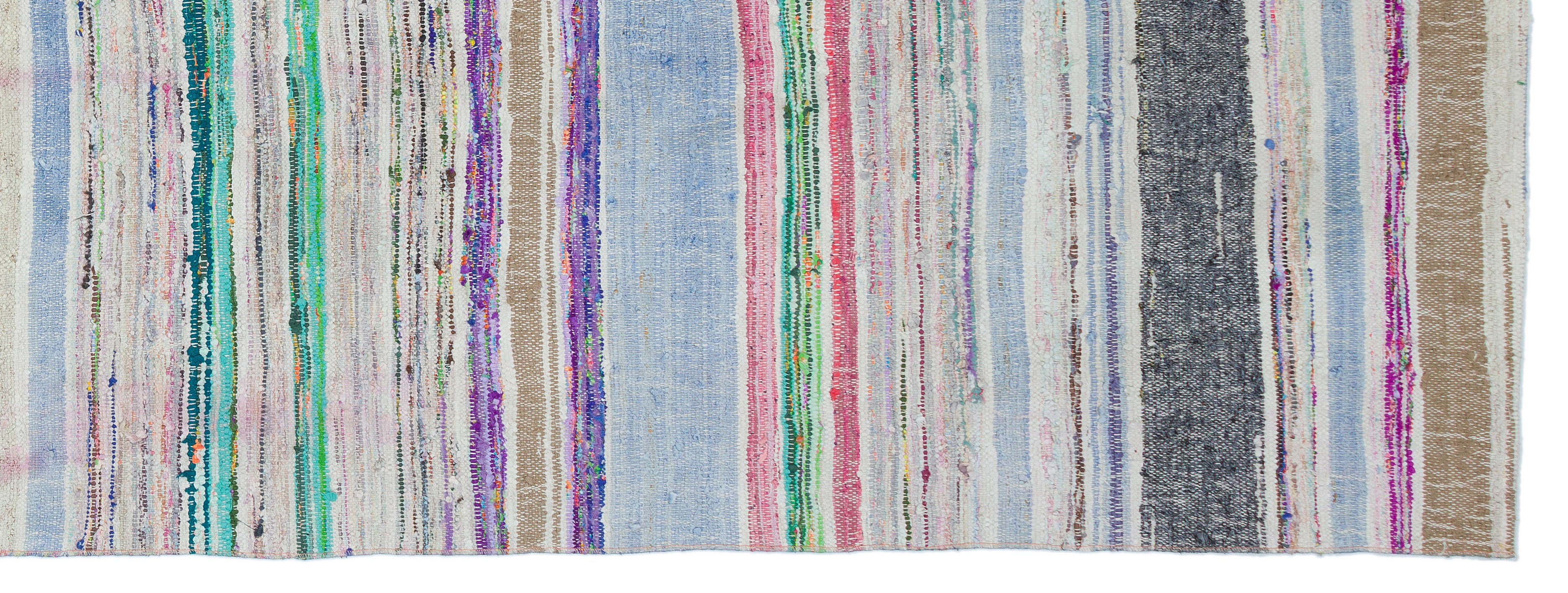 Chaput Over Dyed Kilim Rug 4'1'' x 11'2'' ft 124 x 340 cm