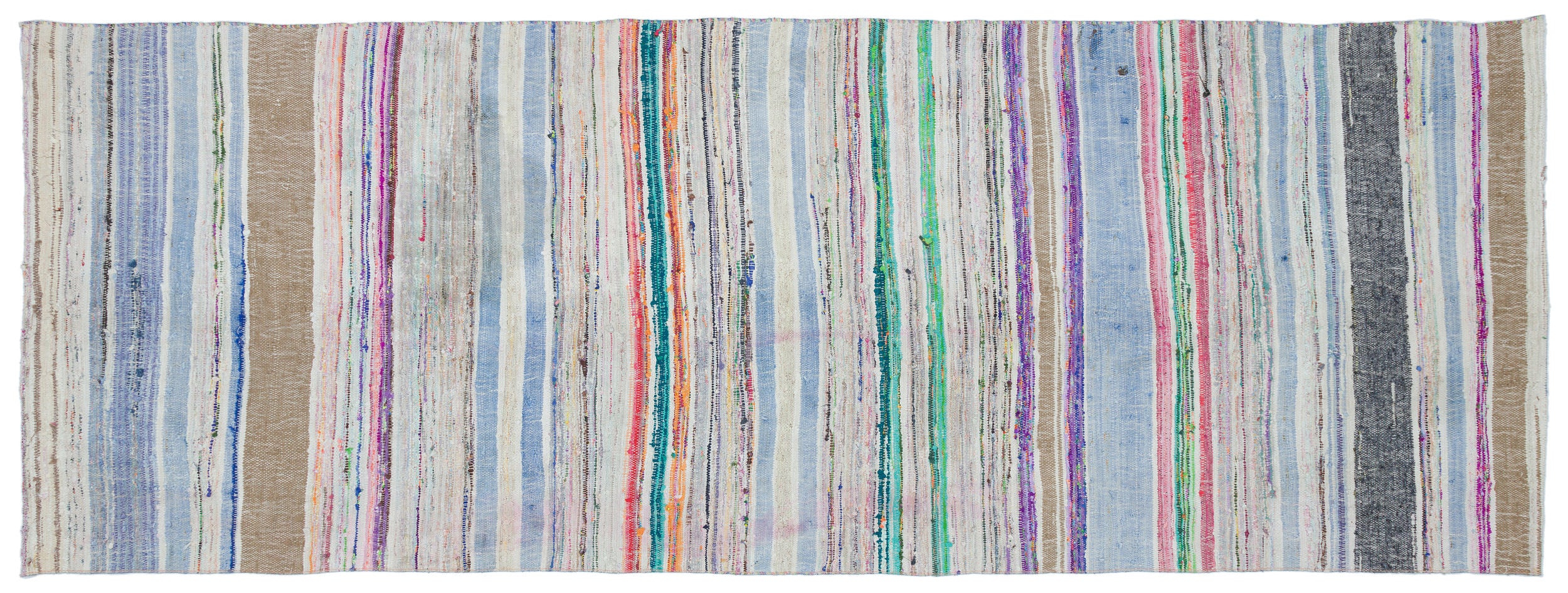 Chaput Over Dyed Kilim Rug 4'1'' x 11'2'' ft 124 x 340 cm