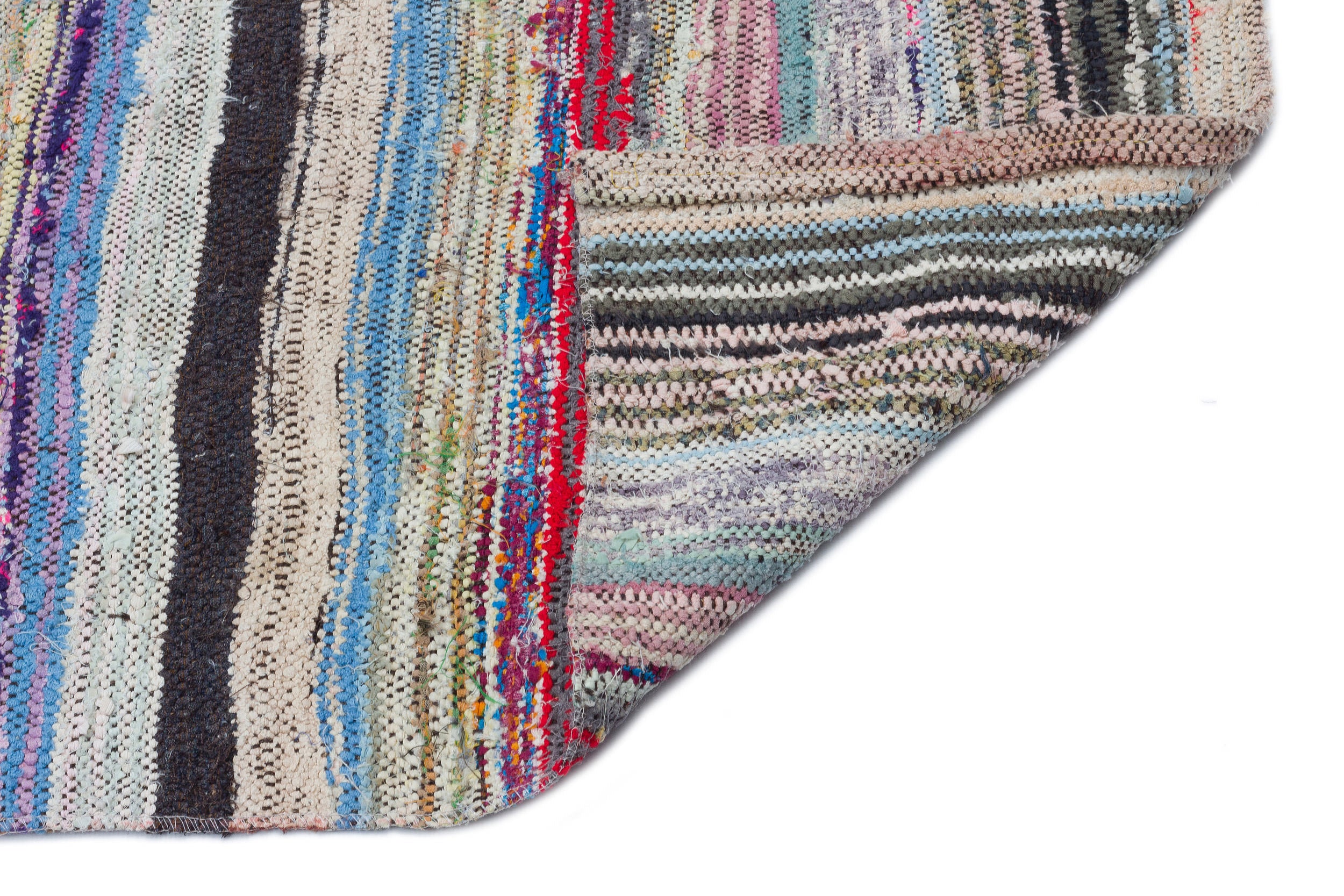 Chaput Over Dyed Kilim Rug 4'7'' x 12'2'' ft 139 x 370 cm