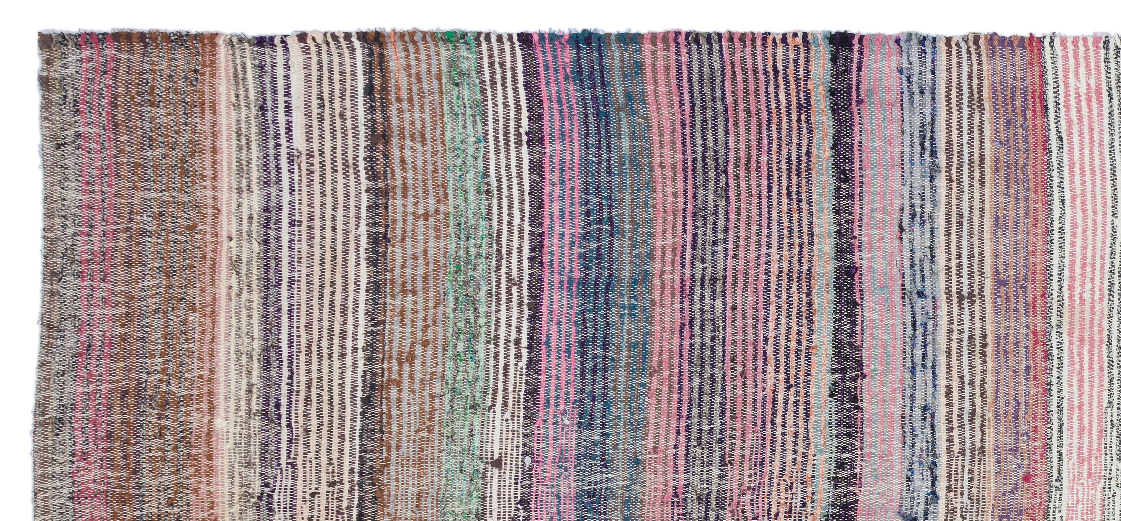 Chaput Over Dyed Kilim Rug 4'12'' x 11'4'' ft 152 x 345 cm