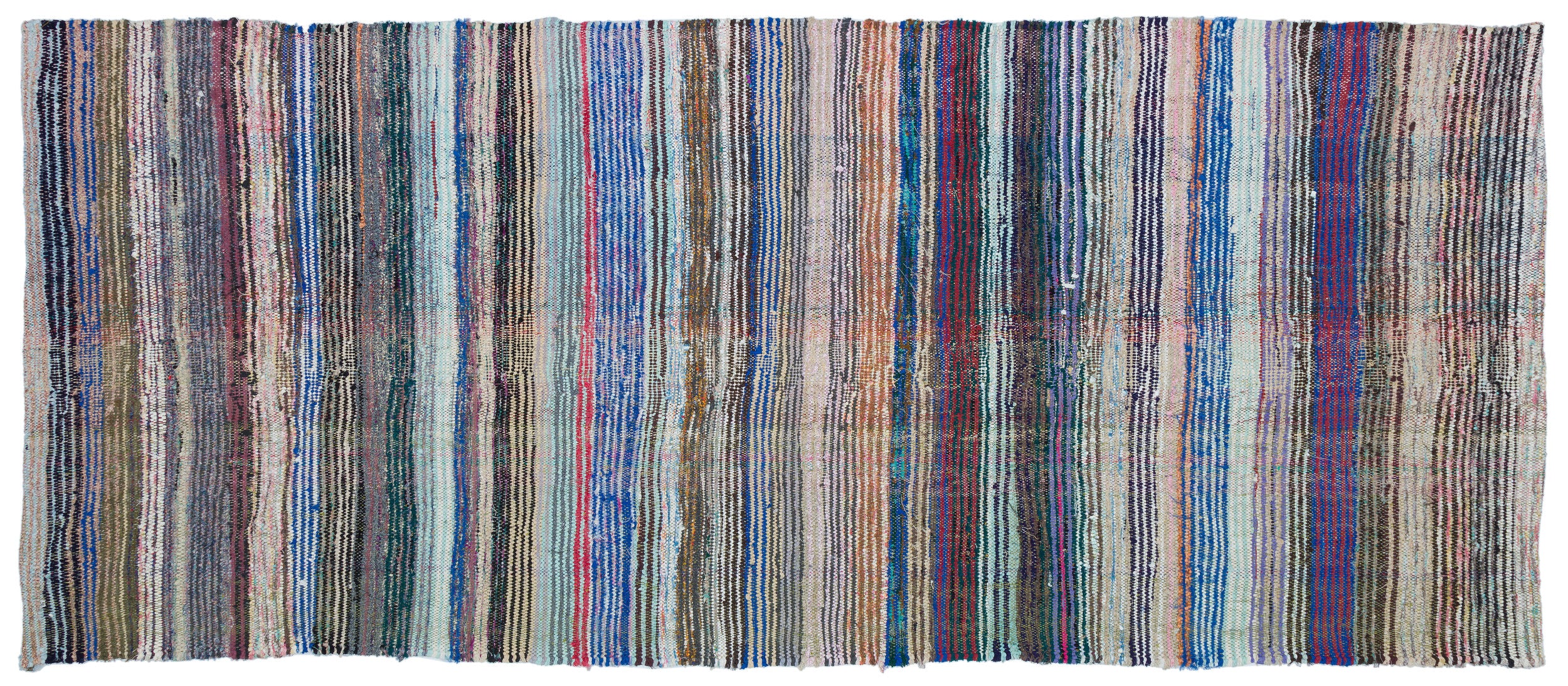 Chaput Over Dyed Kilim Rug 4'6'' x 10'6'' ft 136 x 320 cm