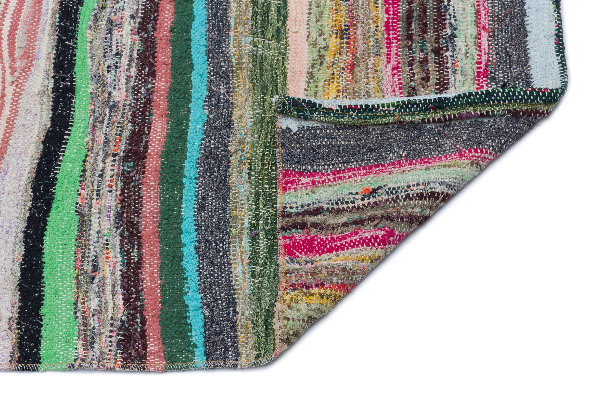 Chaput Over Dyed Kilim Rug 4'6'' x 10'5'' ft 137 x 318 cm