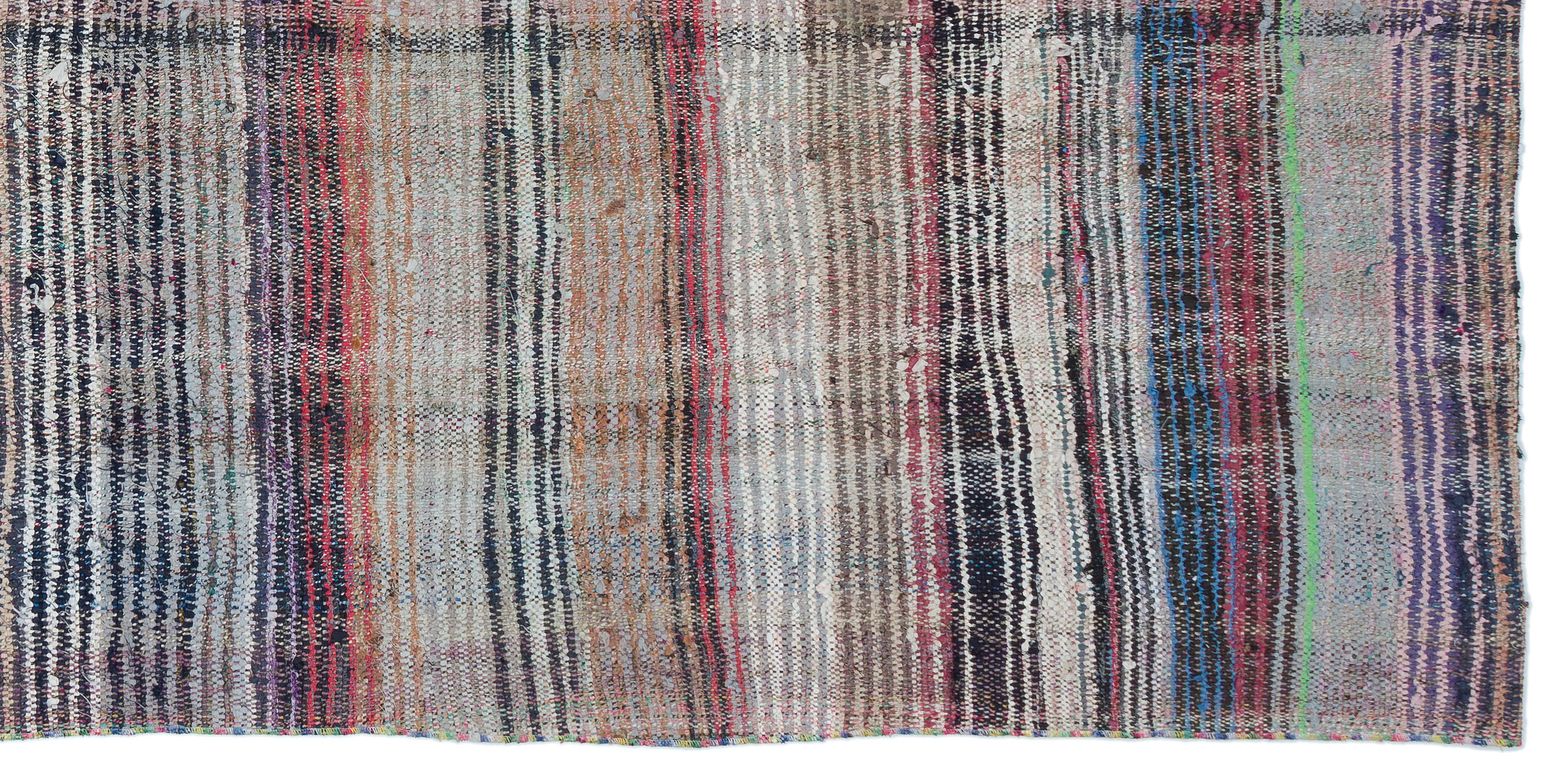Chaput Over Dyed Kilim Rug 4'6'' x 9'3'' ft 138 x 283 cm