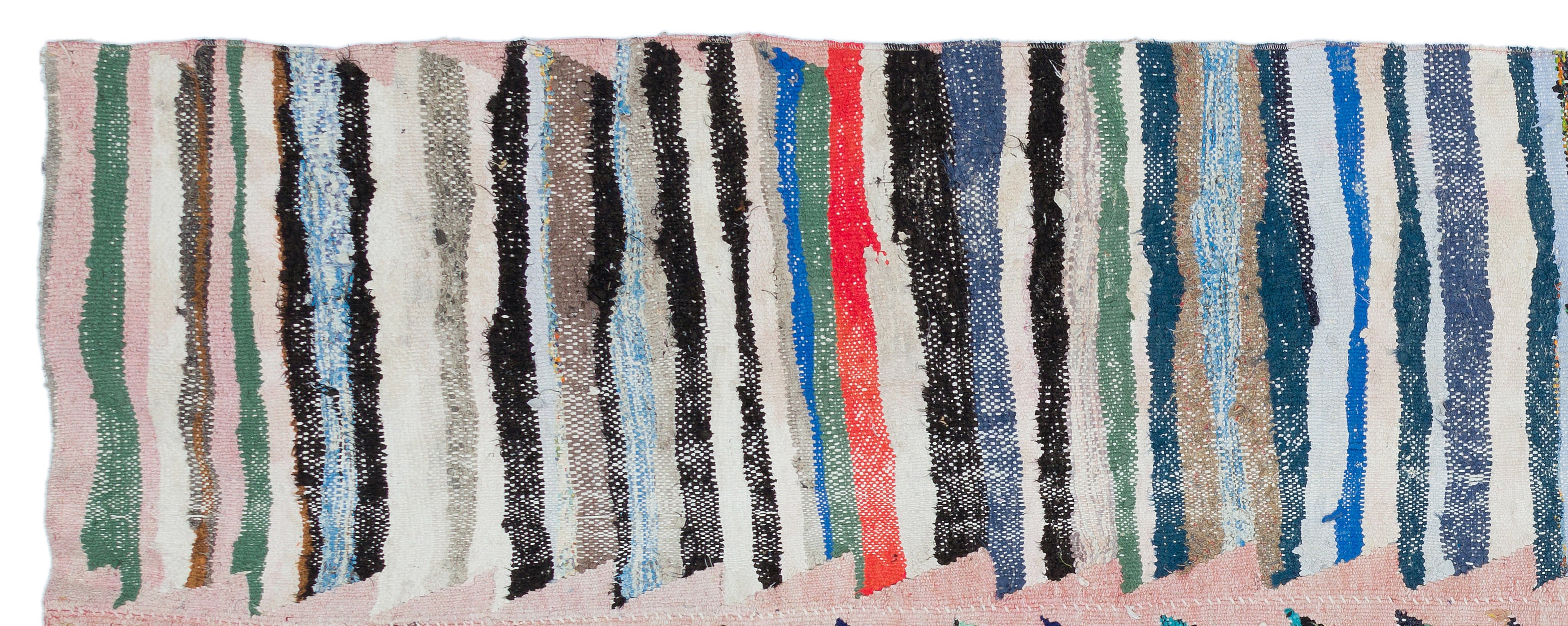 Chaput Over Dyed Kilim Rug 4'0'' x 10'5'' ft 122 x 317 cm