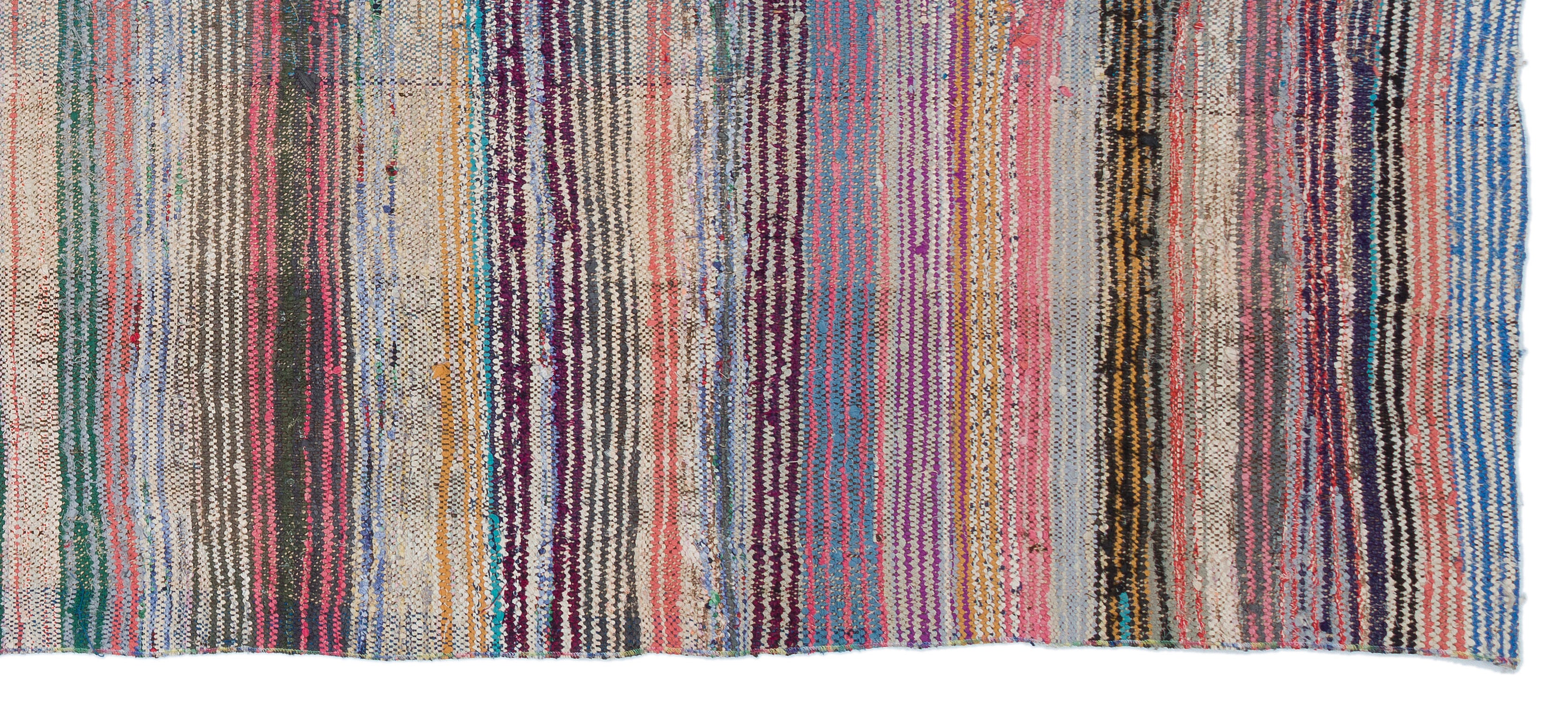 Chaput Over Dyed Kilim Rug 4'2'' x 9'10'' ft 128 x 300 cm