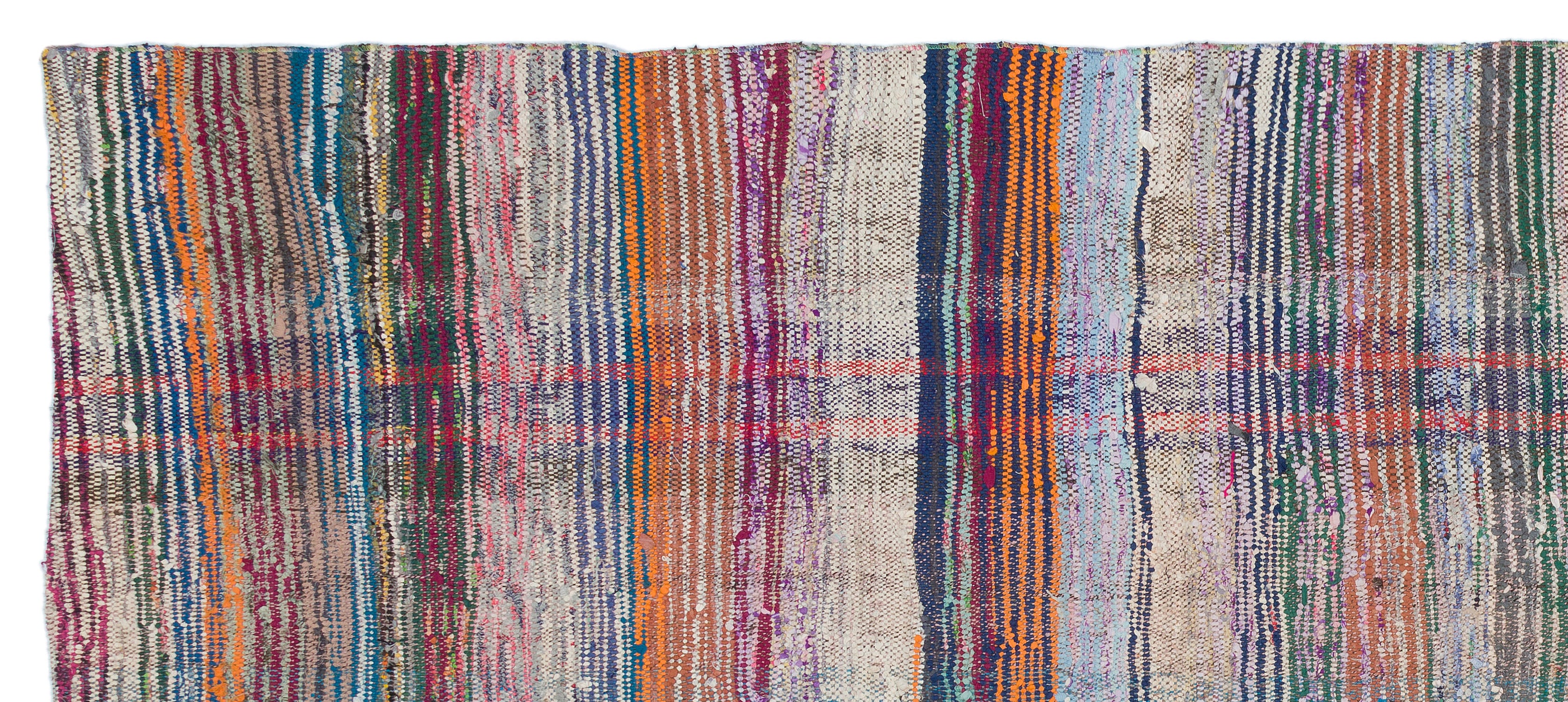 Chaput Over Dyed Kilim Rug 4'2'' x 9'10'' ft 128 x 300 cm