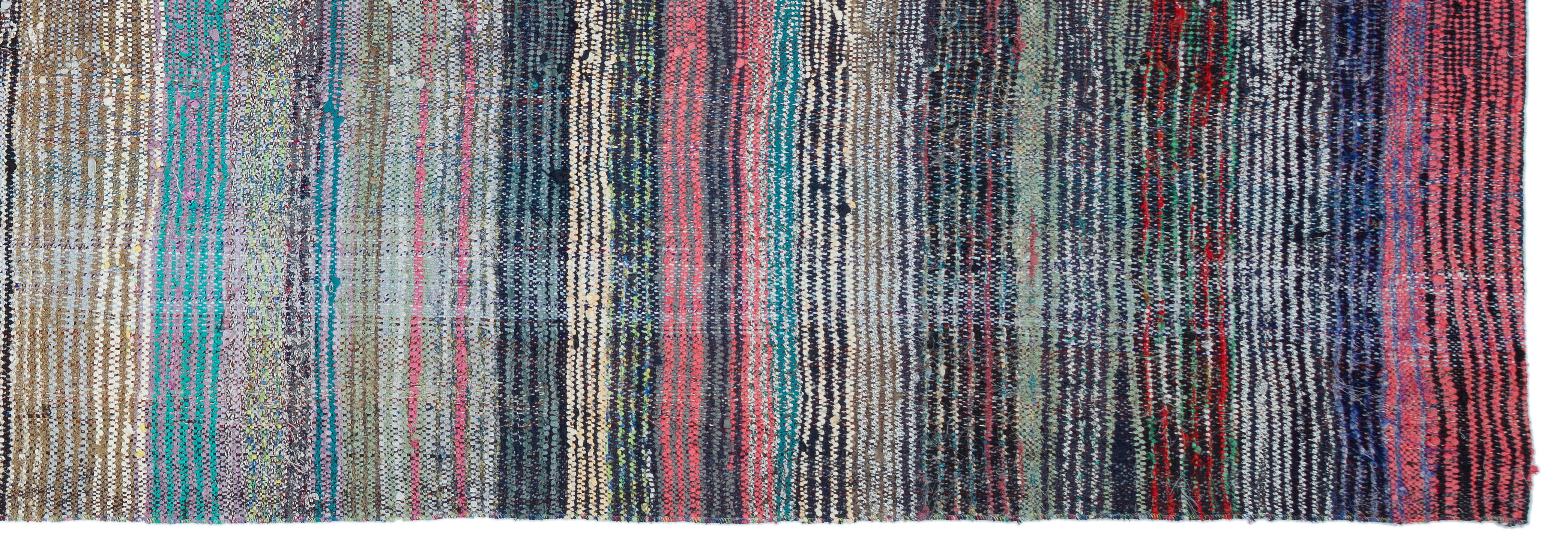 Chaput Over Dyed Kilim Rug 4'3'' x 12'5'' ft 130 x 378 cm