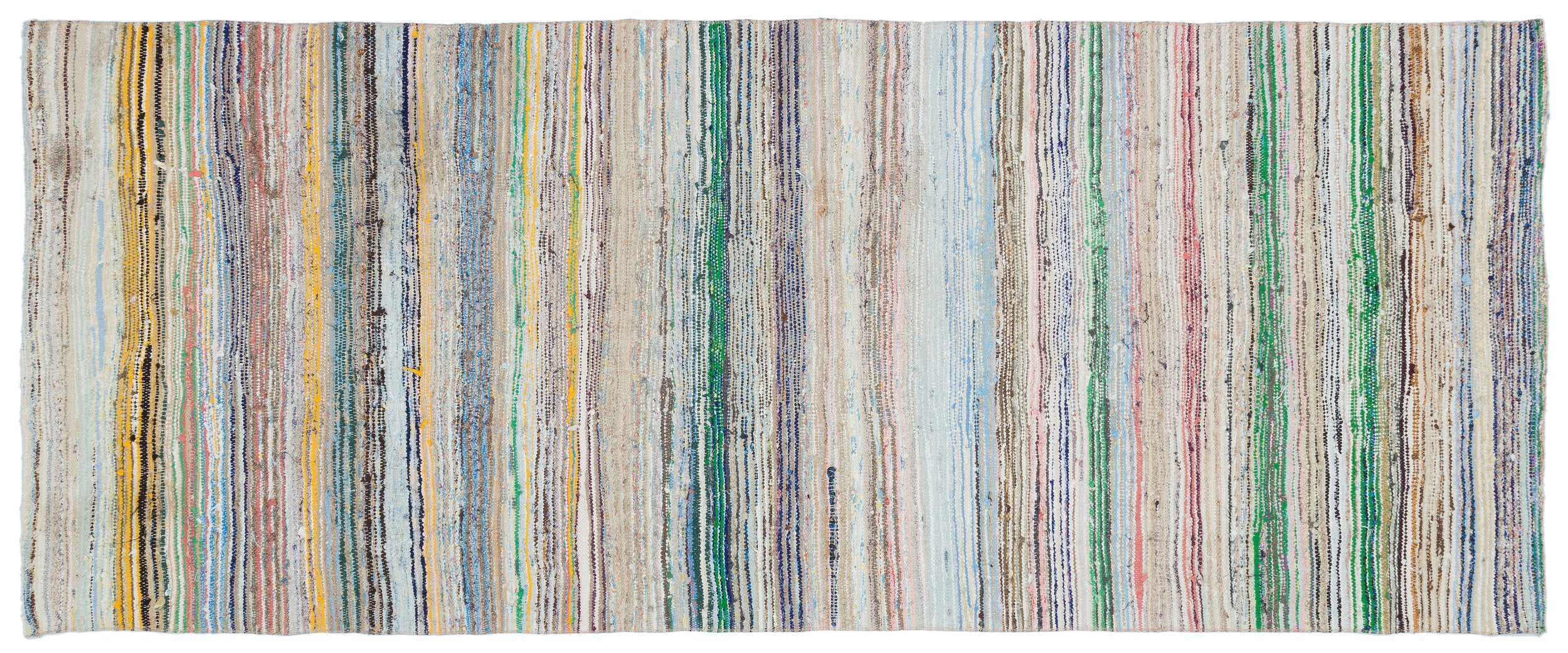 Chaput Over Dyed Kilim Rug 4'0'' x 10'7'' ft 123 x 322 cm