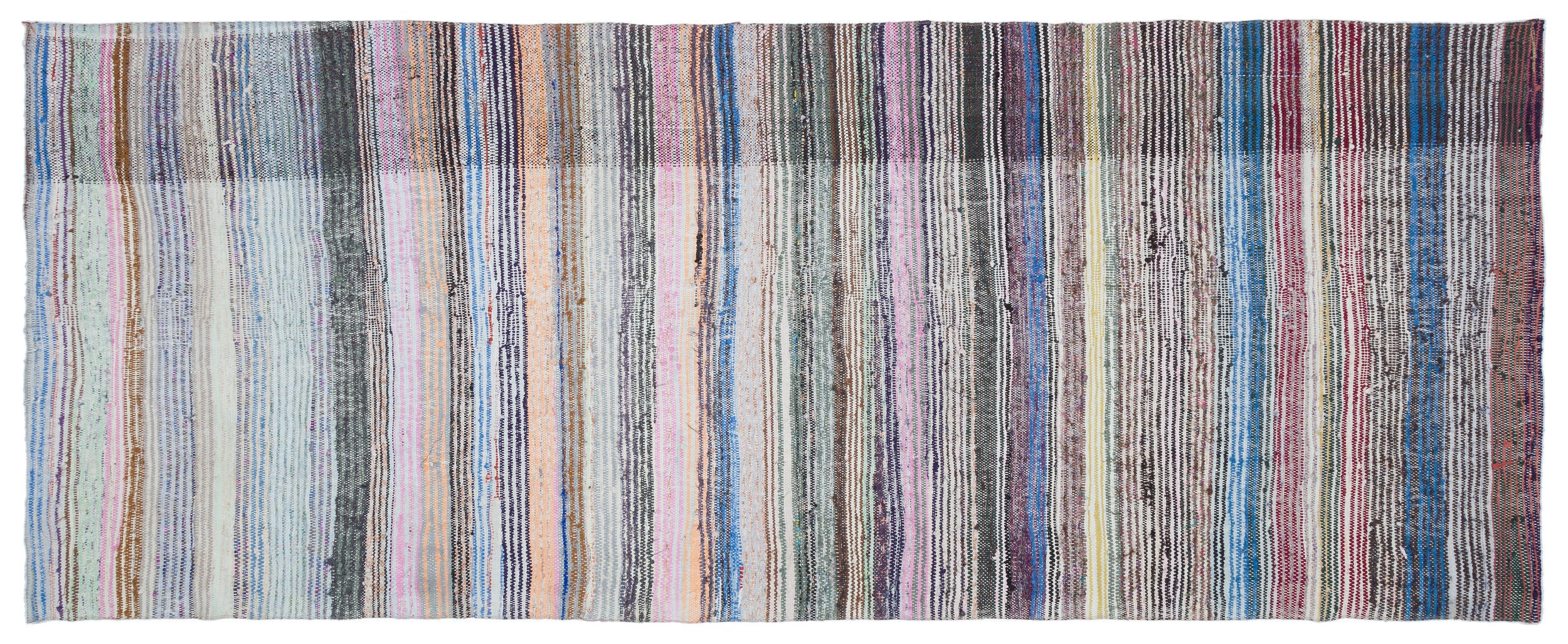 Chaput Over Dyed Kilim Rug 4'5'' x 11'3'' ft 135 x 344 cm