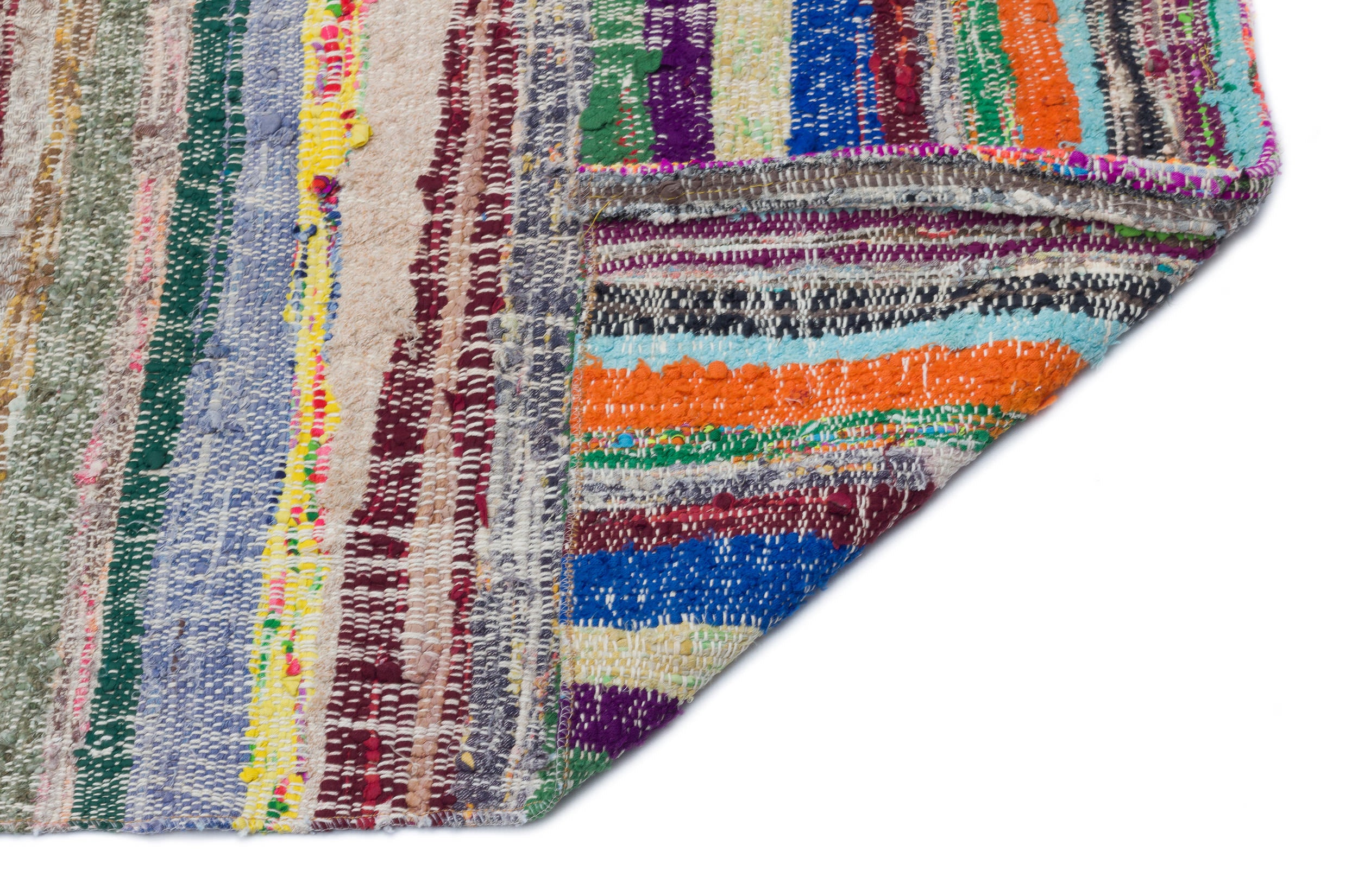 Chaput Over Dyed Kilim Rug 4'10'' x 11'1'' ft 147 x 338 cm