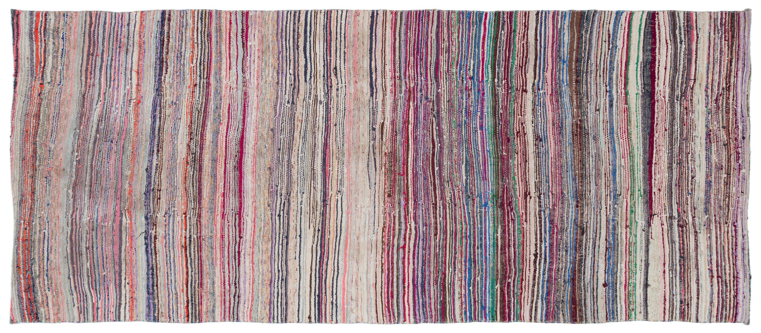 Chaput Over Dyed Kilim Rug 4'8'' x 11'5'' ft 143 x 347 cm