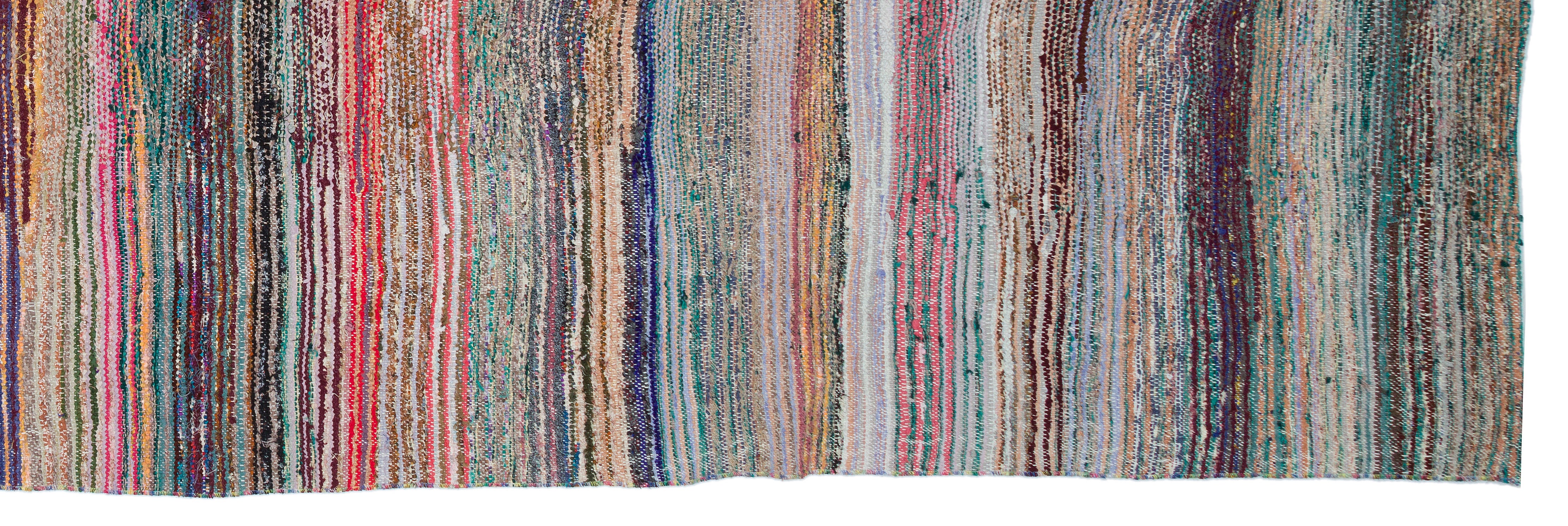 Chaput Over Dyed Kilim Rug 4'3'' x 13'1'' ft 129 x 398 cm