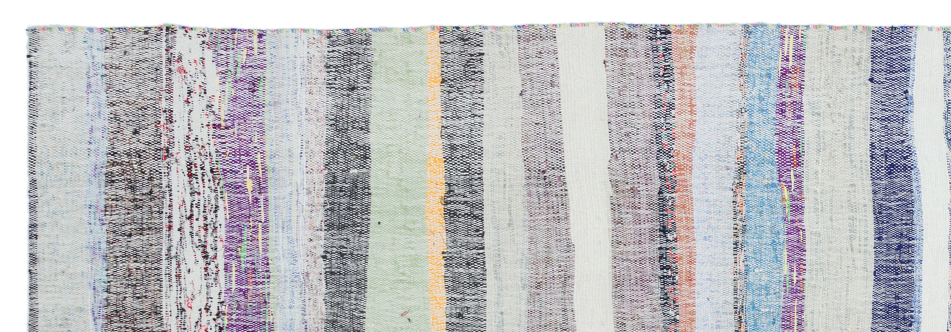 Chaput Over Dyed Kilim Rug 3'3'' x 9'11'' ft 100 x 302 cm