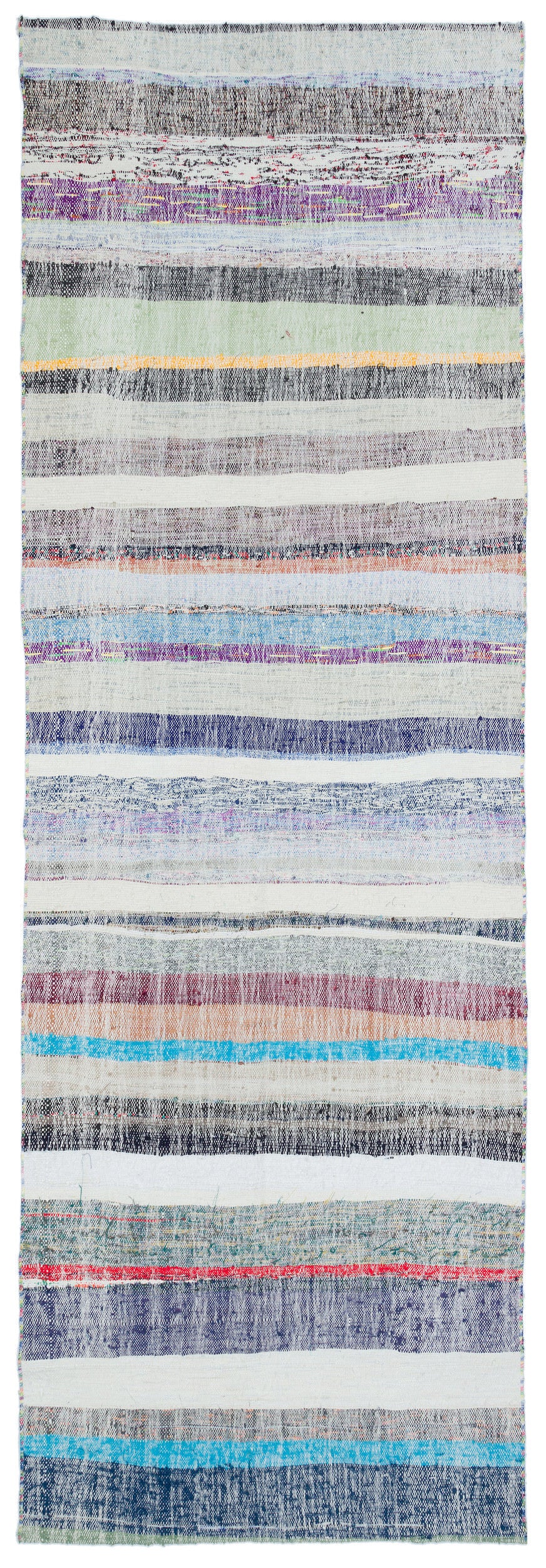 Chaput Over Dyed Kilim Rug 3'3'' x 9'11'' ft 100 x 302 cm
