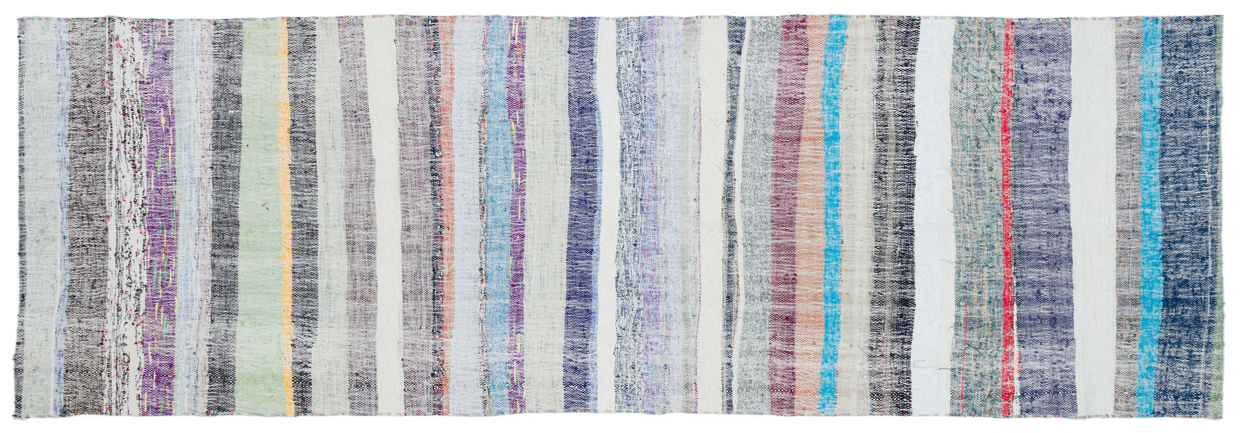 Chaput Over Dyed Kilim Rug 3'3'' x 9'11'' ft 100 x 302 cm