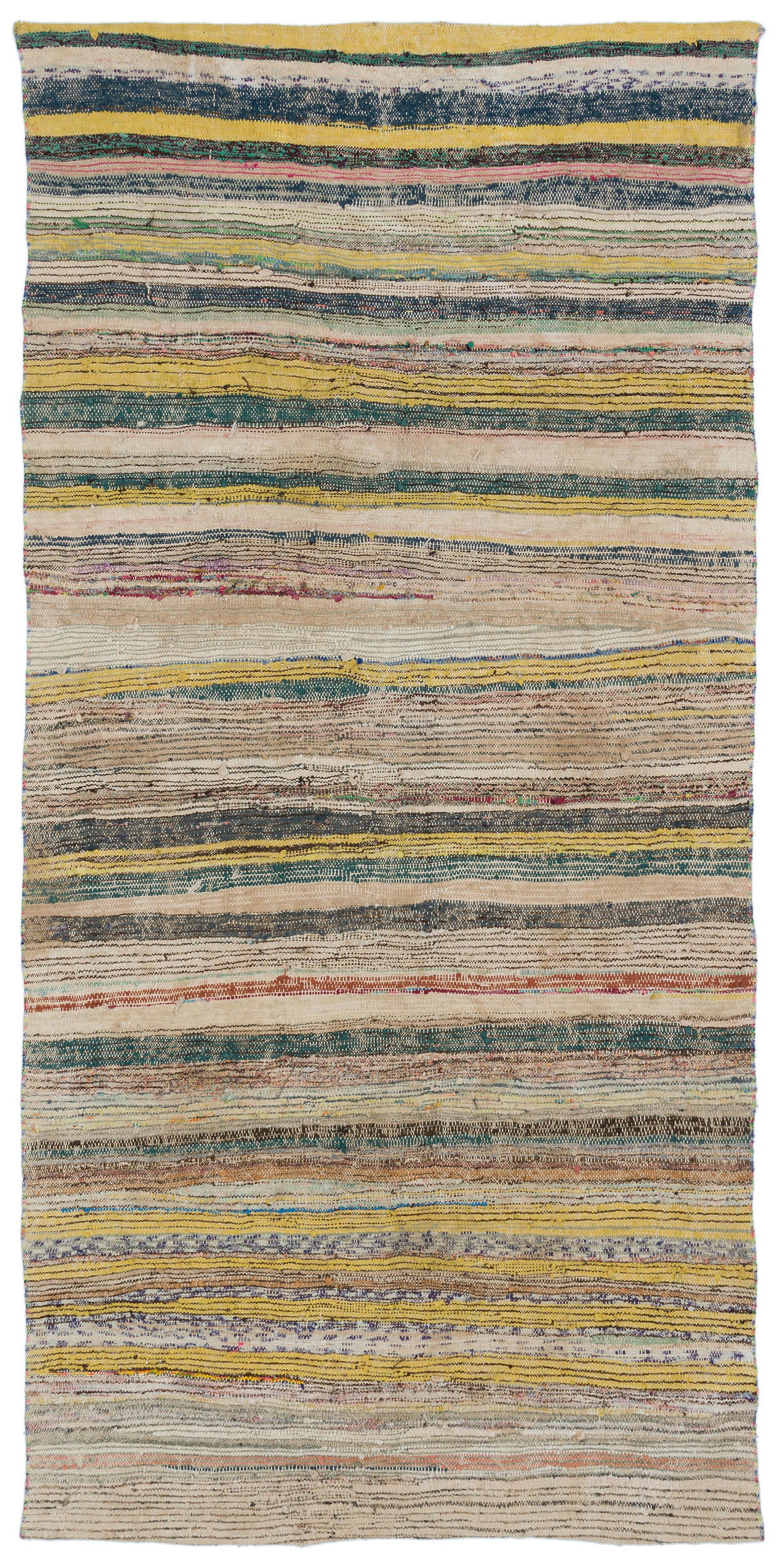 Chaput Over Dyed Kilim Rug 4'4'' x 8'11'' ft 133 x 271 cm