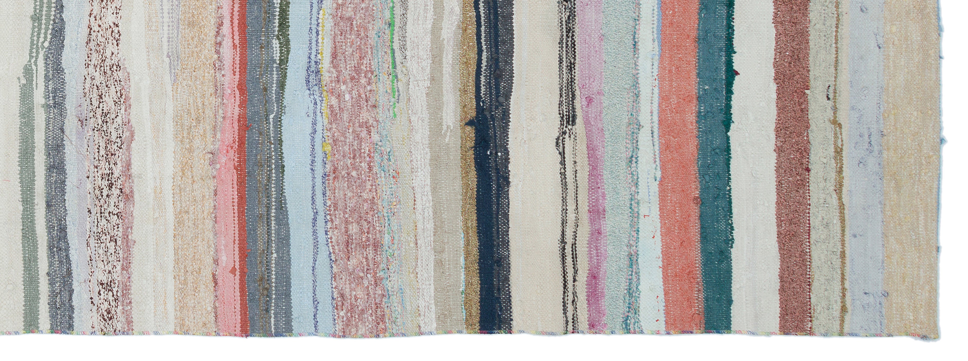 Chaput Over Dyed Kilim Rug 3'12'' x 11'2'' ft 121 x 340 cm