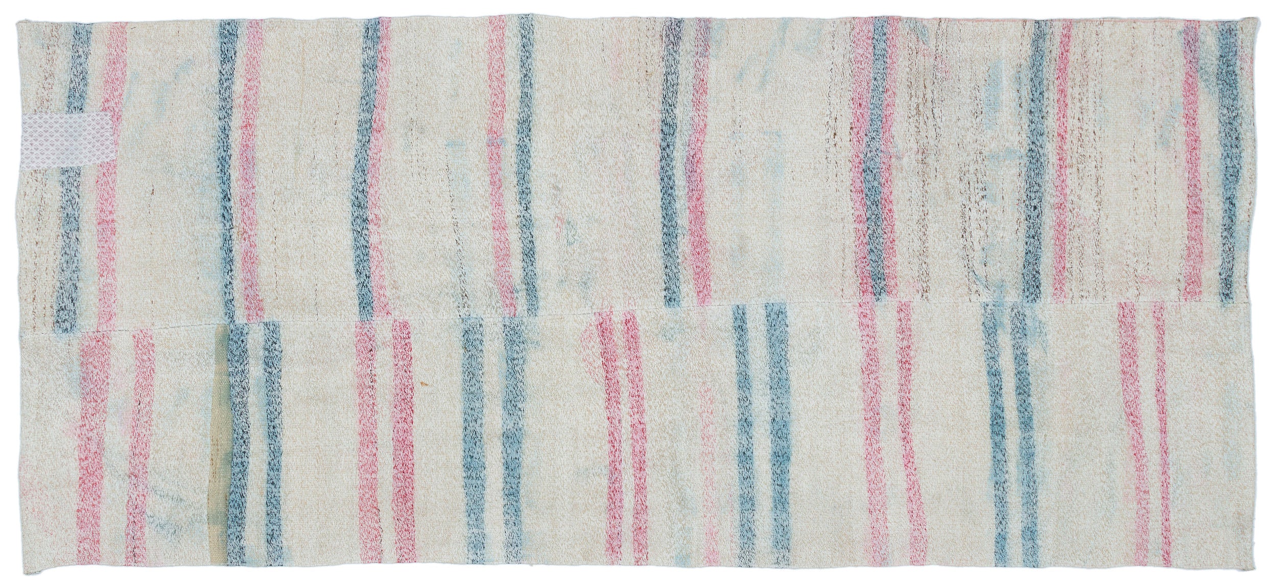 Chaput Over Dyed Kilim Rug 3'8'' x 8'5'' ft 111 x 257 cm