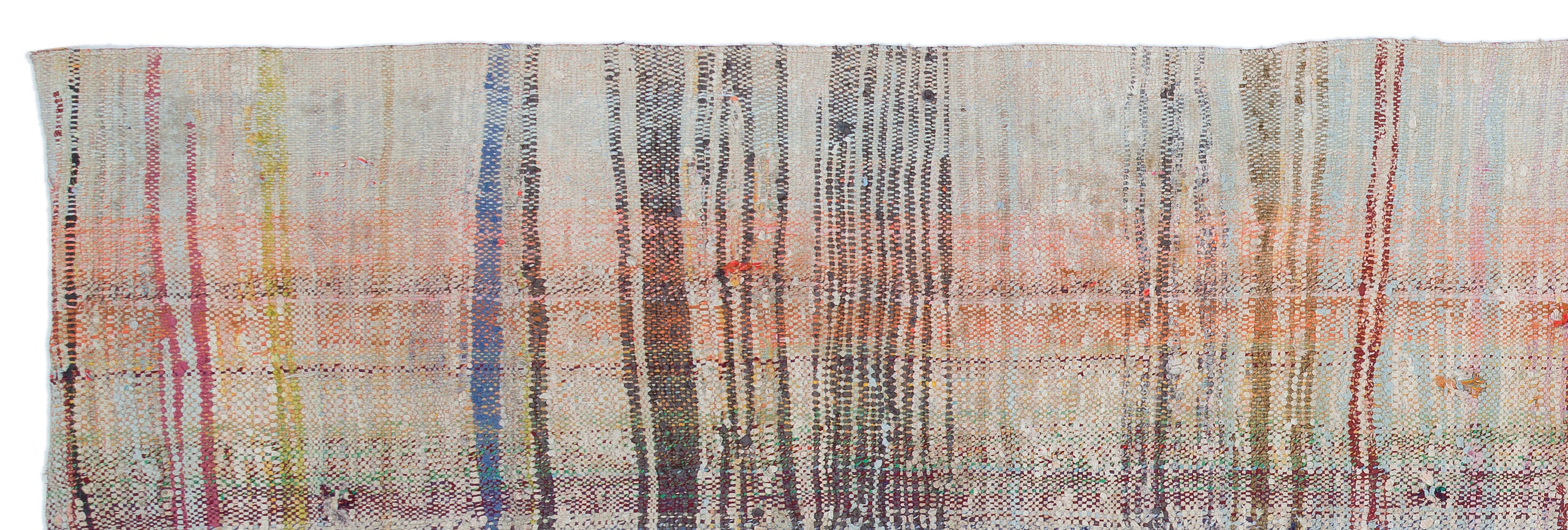 Chaput Over Dyed Kilim Rug 3'2'' x 9'10'' ft 96 x 300 cm