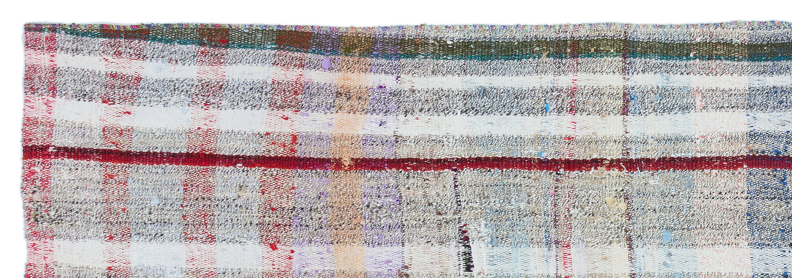 Chaput Over Dyed Kilim Rug 2'6'' x 7'7'' ft 77 x 232 cm