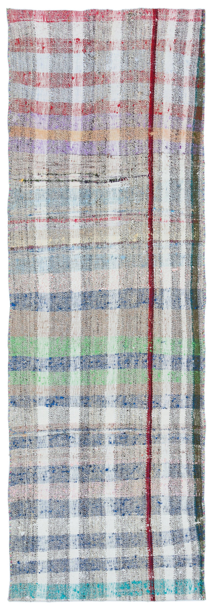 Chaput Over Dyed Kilim Rug 2'6'' x 7'7'' ft 77 x 232 cm