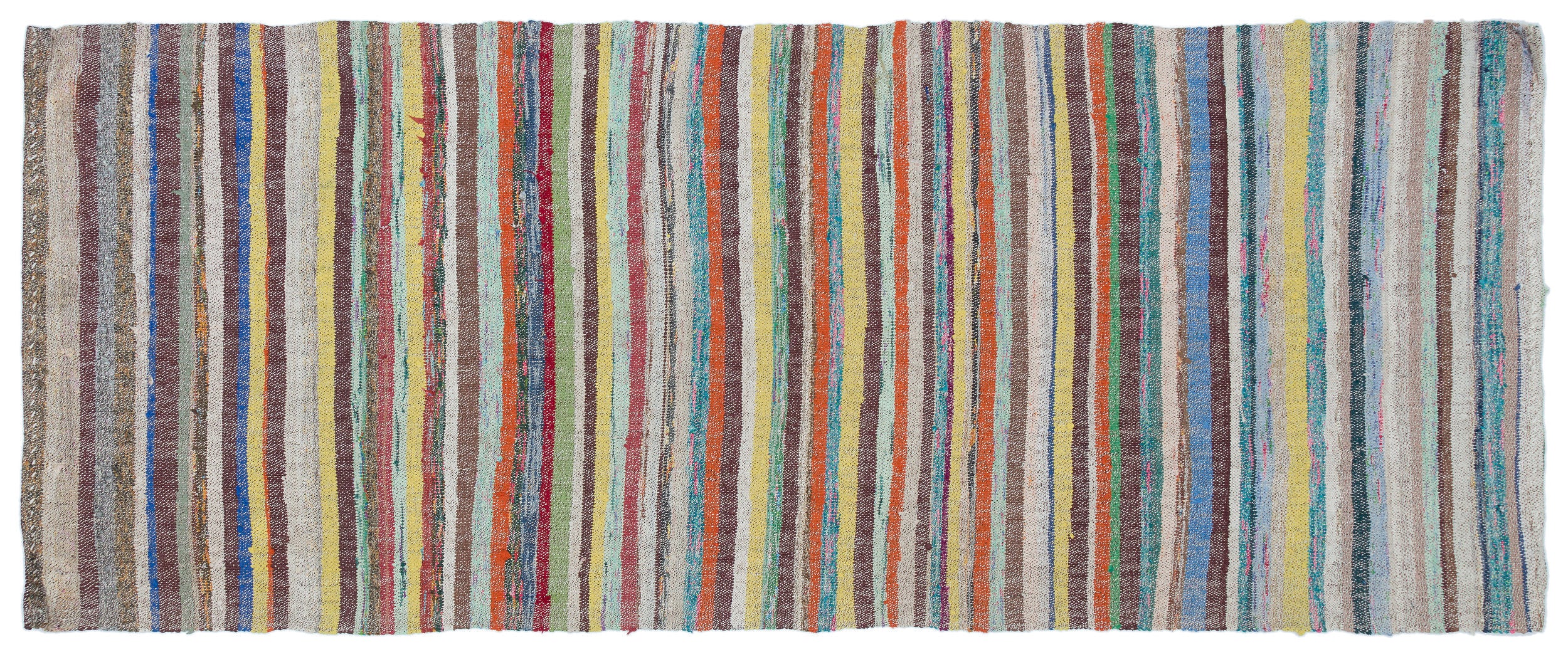 Chaput Over Dyed Kilim Rug 3'3'' x 7'9'' ft 100 x 237 cm
