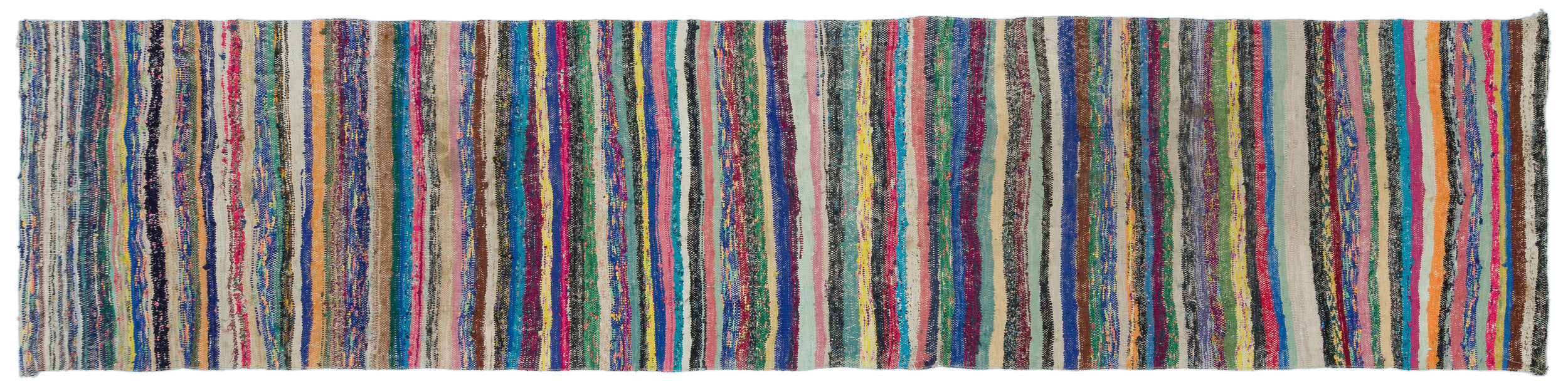 Chaput Over Dyed Kilim Rug 3'3'' x 13'7'' ft 98 x 414 cm