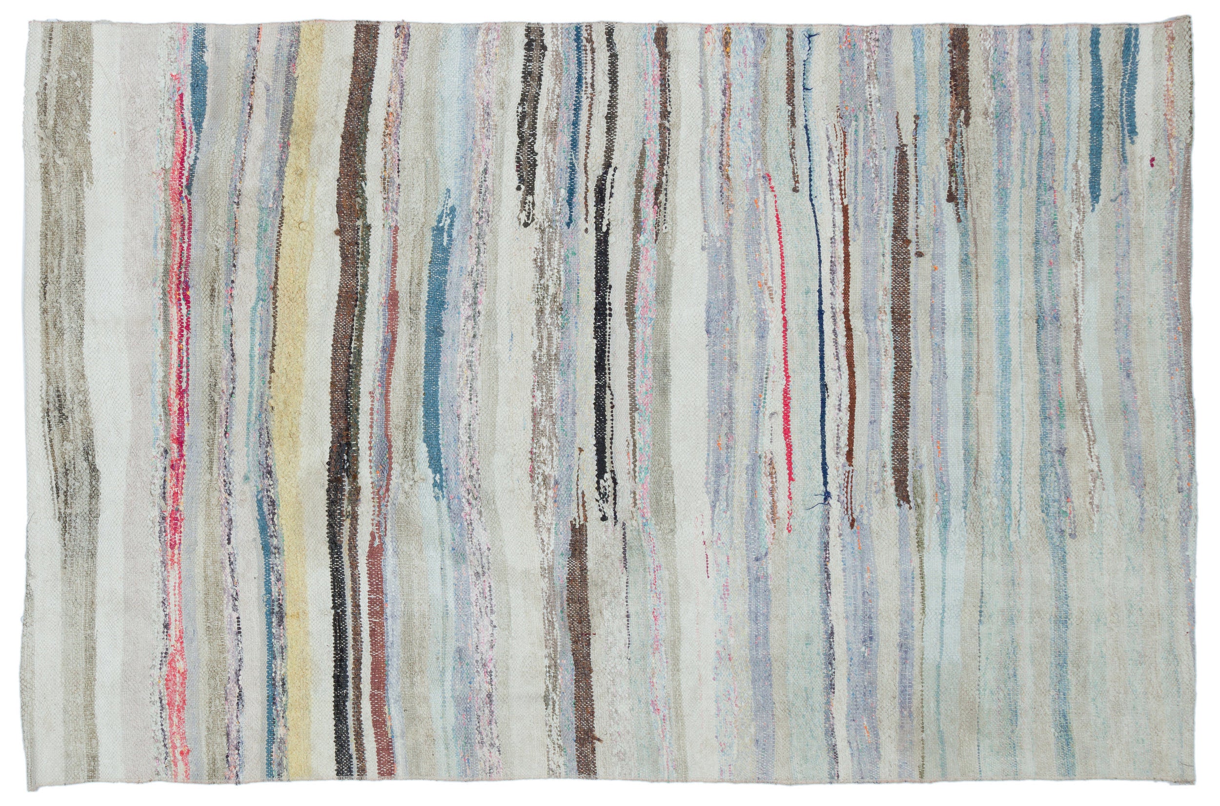 Chaput Over Dyed Kilim Rug 4'4'' x 6'8'' ft 132 x 203 cm