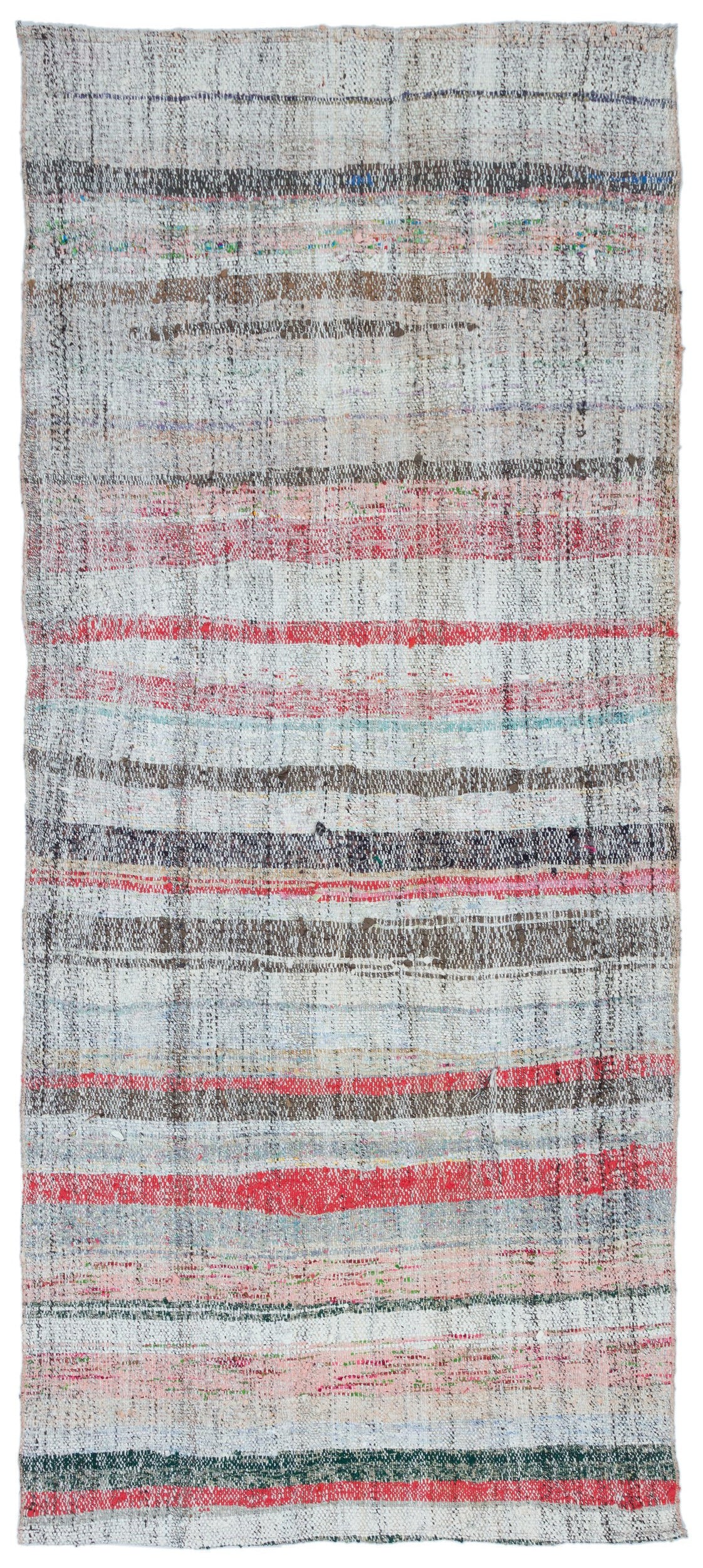 Chaput Over Dyed Kilim Rug 3'6'' x 7'12'' ft 107 x 243 cm