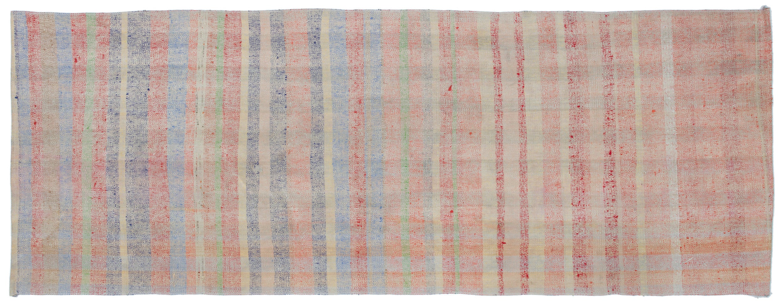Chaput Over Dyed Kilim Rug 3'6'' x 9'4'' ft 107 x 284 cm