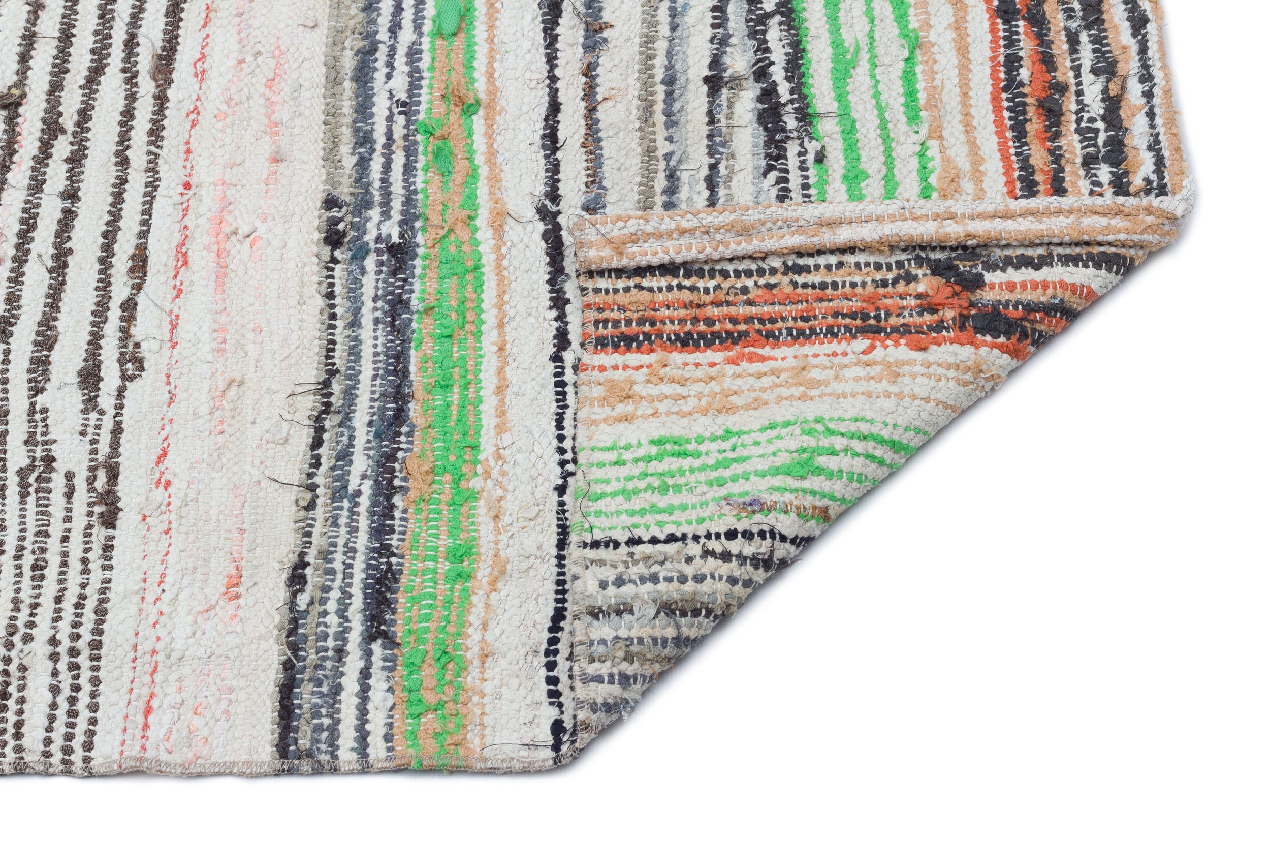Chaput Over Dyed Kilim Rug 2'6'' x 9'10'' ft 77 x 300 cm