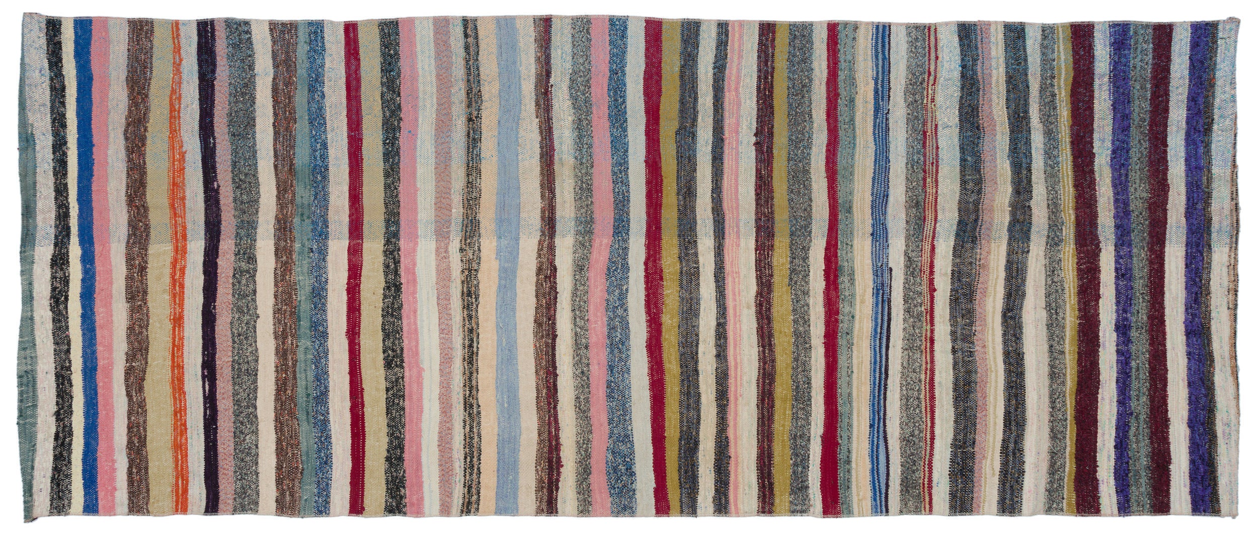 Chaput Over Dyed Kilim Rug 4'2'' x 10'2'' ft 127 x 311 cm