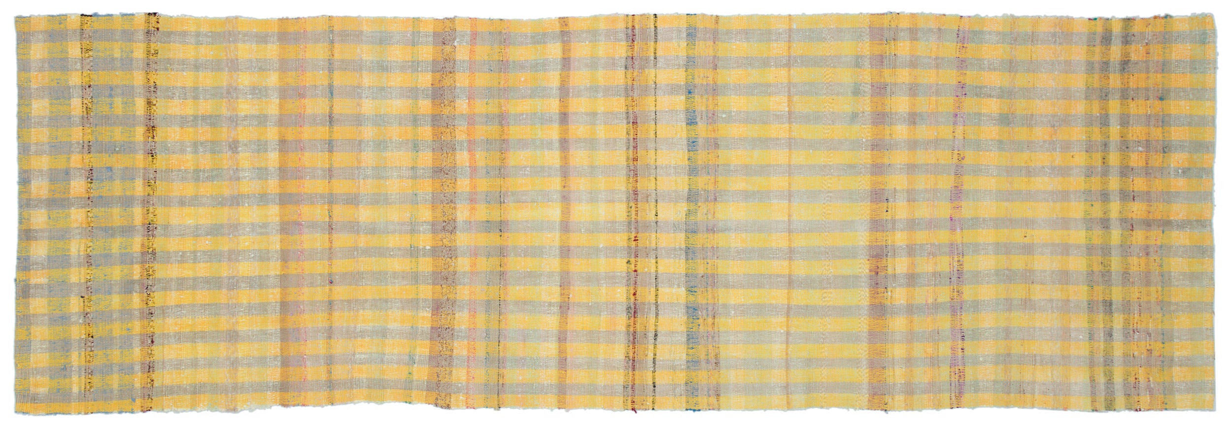 Chaput Over Dyed Kilim Rug 3'9'' x 11'2'' ft 115 x 340 cm