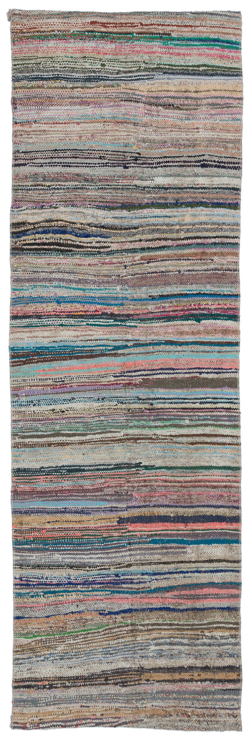 Chaput Over Dyed Kilim Rug 2'8'' x 8'4'' ft 81 x 254 cm