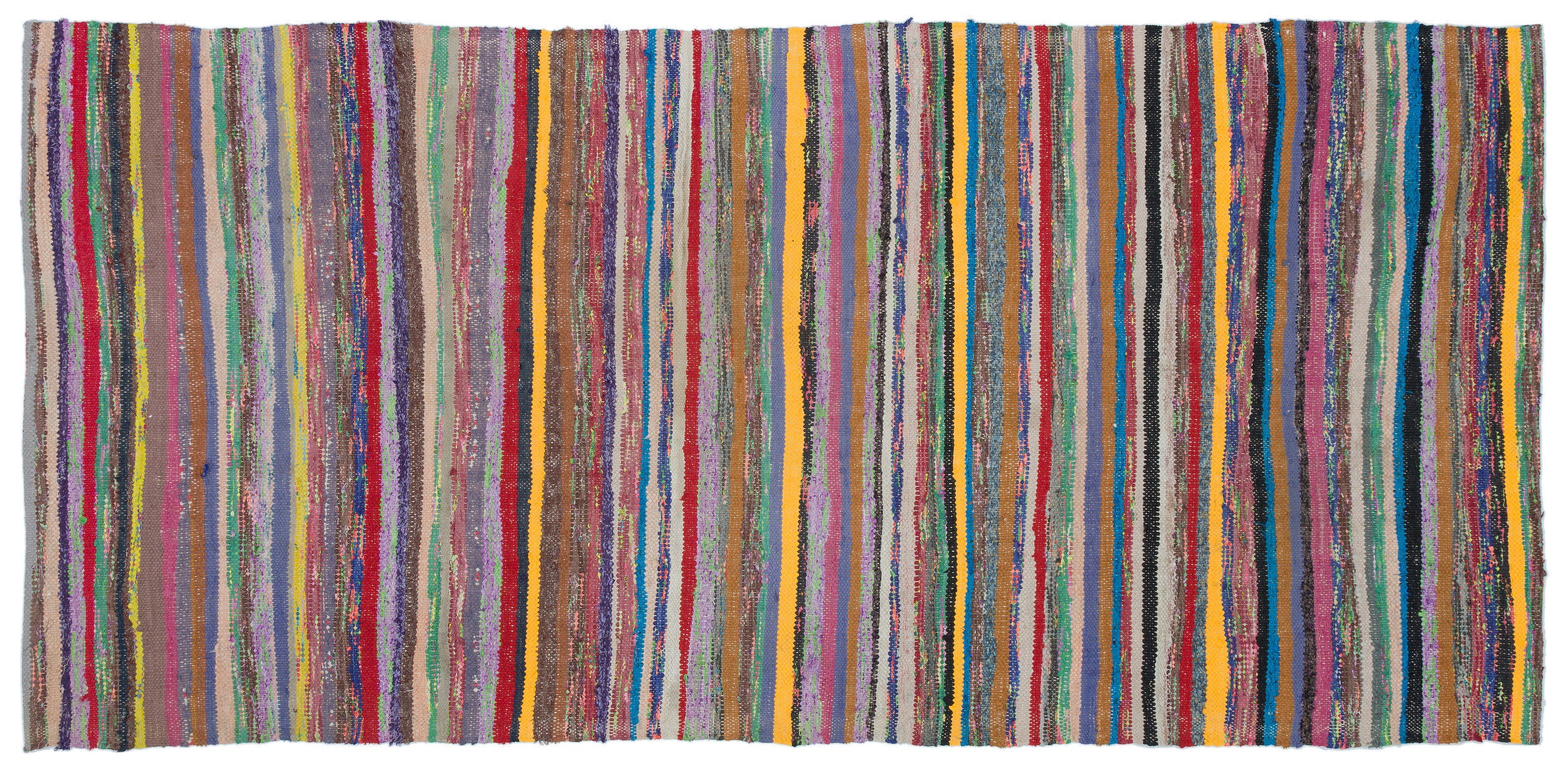 Chaput Over Dyed Kilim Rug 3'10'' x 8'0'' ft 117 x 244 cm