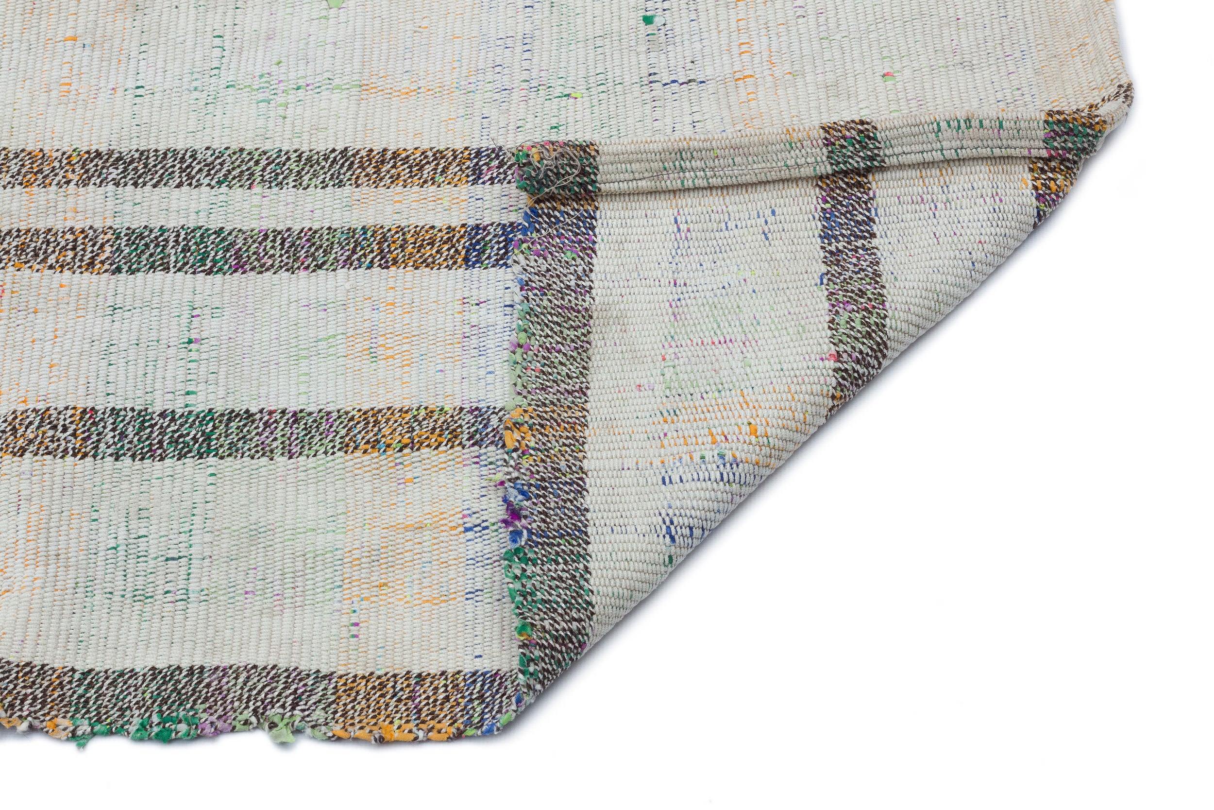 Chaput Over Dyed Kilim Rug 3'5'' x 8'10'' ft 104 x 270 cm