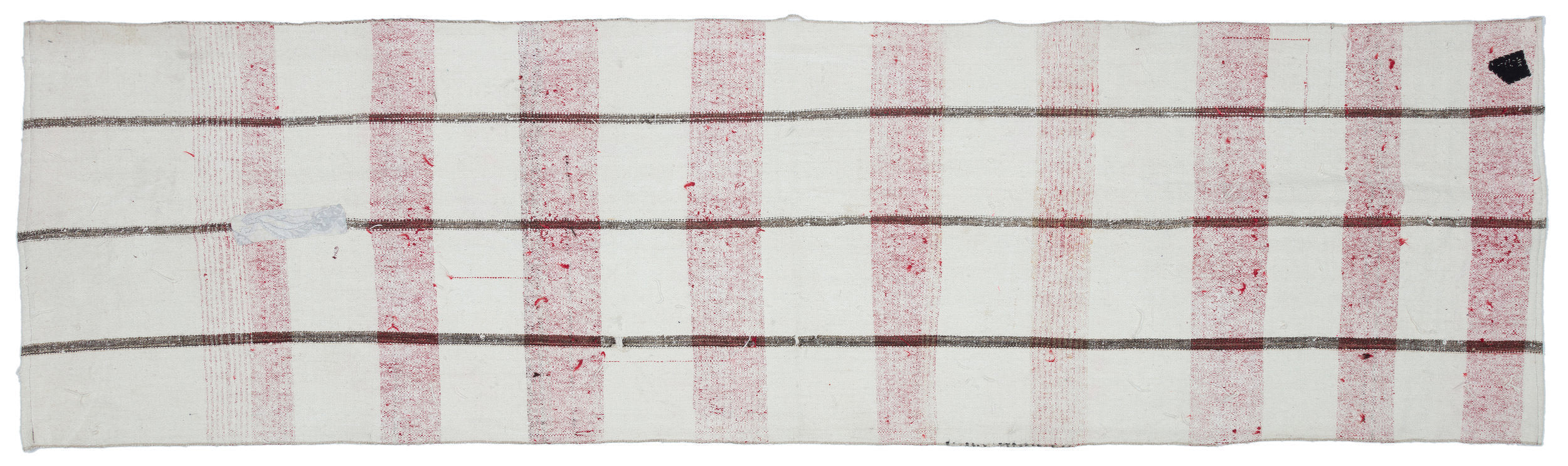 Chaput Over Dyed Kilim Rug 3'2'' x 11'4'' ft 97 x 345 cm