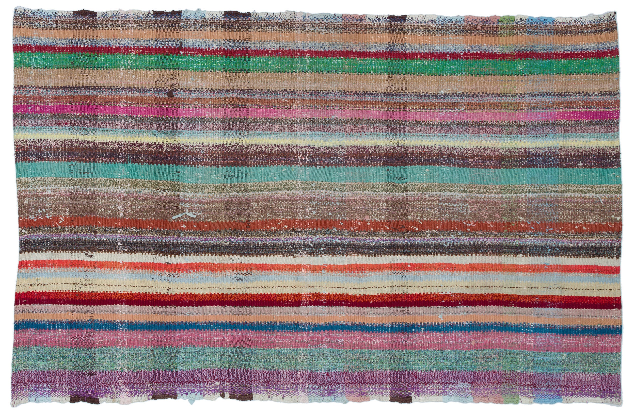 Chaput Over Dyed Kilim Rug 4'2'' x 6'7'' ft 126 x 200 cm